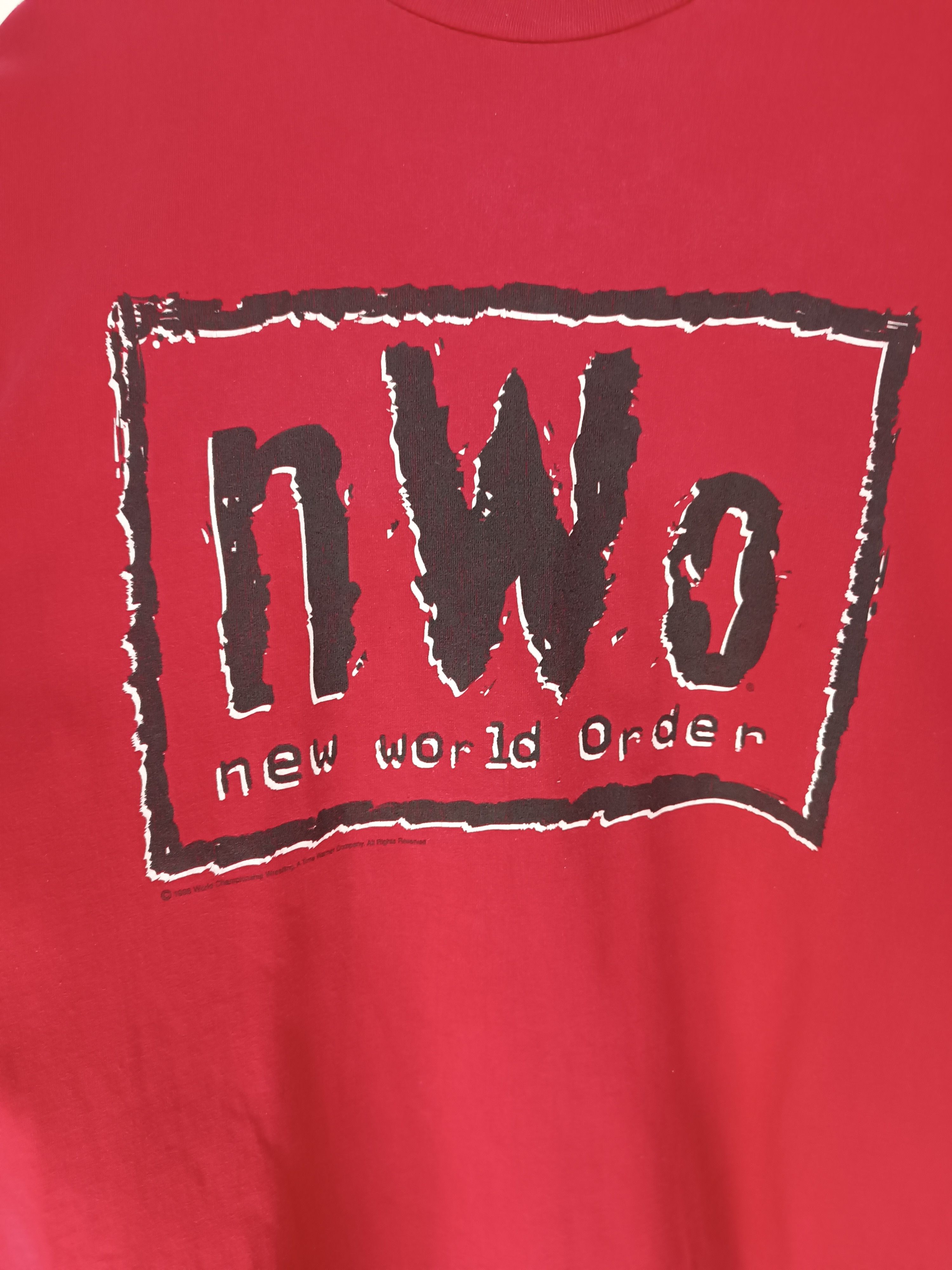 Vintage VINTAGE 90'S N.W.O NEW WORLD ORDER HOGAN NASH VERY RARE TEE Size US S / EU 44-46 / 1 - 10 Thumbnail