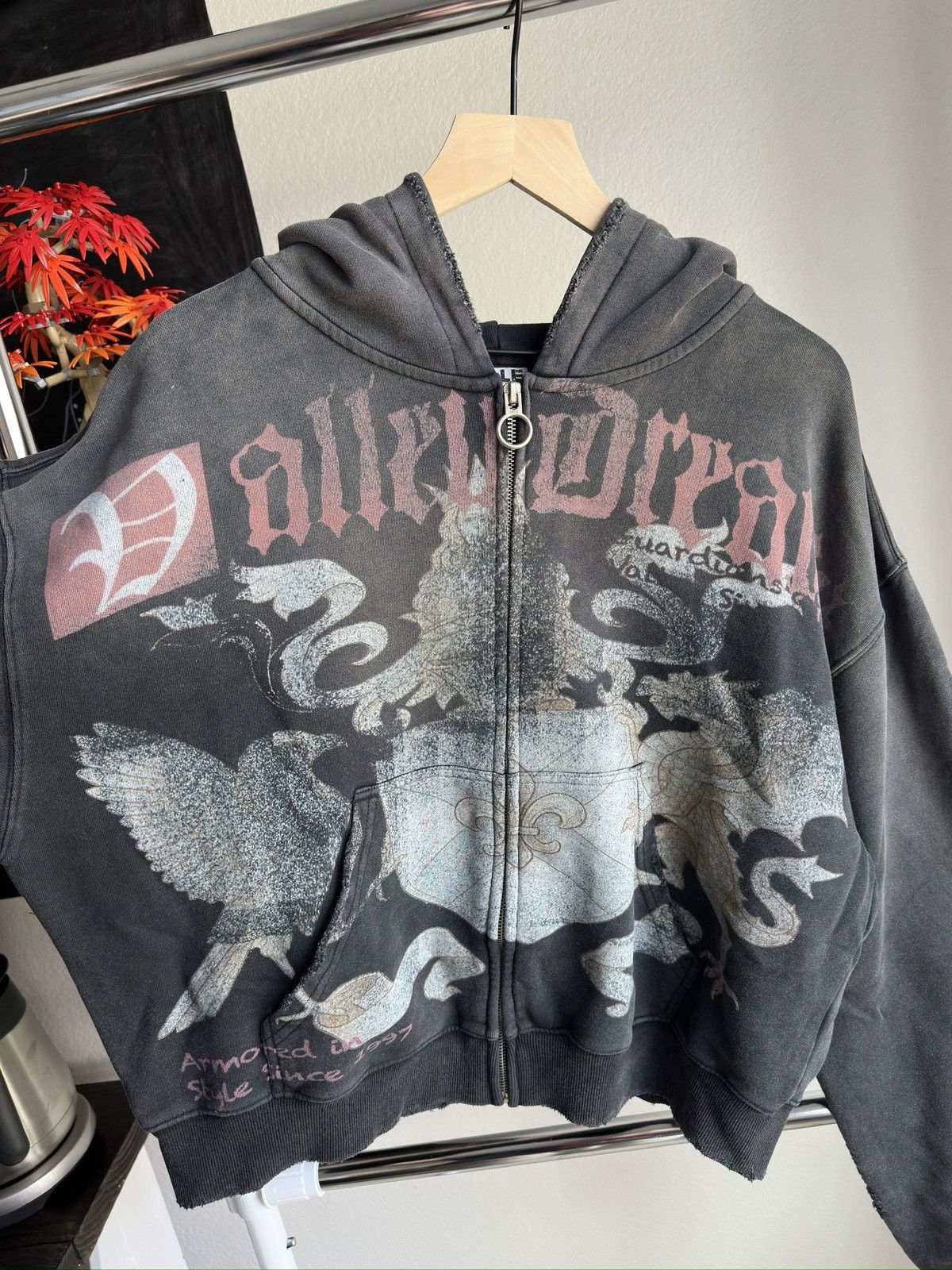 Vale Vendetta Crest Zip Up Hoodie Black Size US M / EU 48-50 / 2 - 3 Thumbnail
