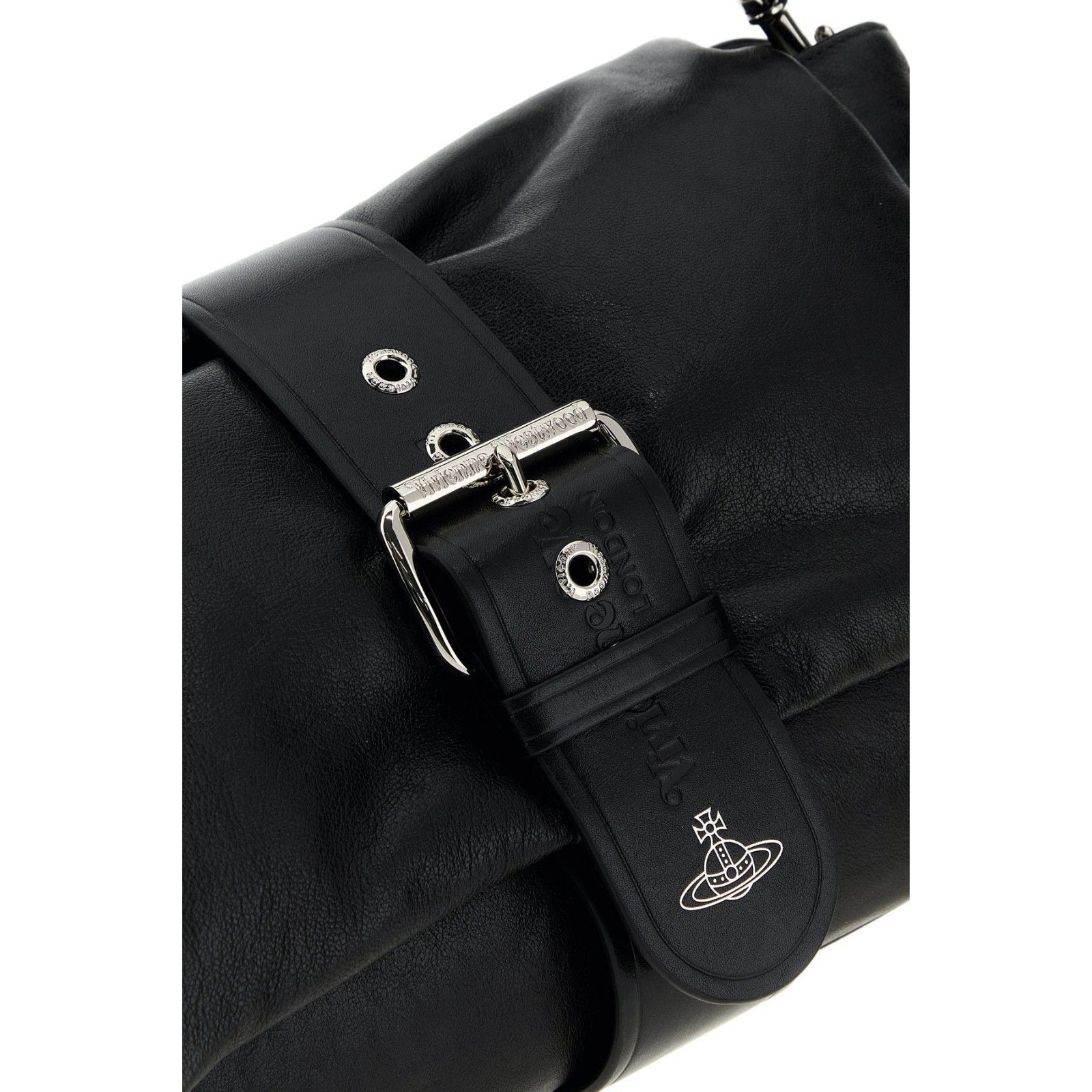 Vivienne Westwood VIVIENNE WESTWOOD Hazel XL Black Shoulder Bag New & Authenti Size ONE SIZE - 4 Thumbnail