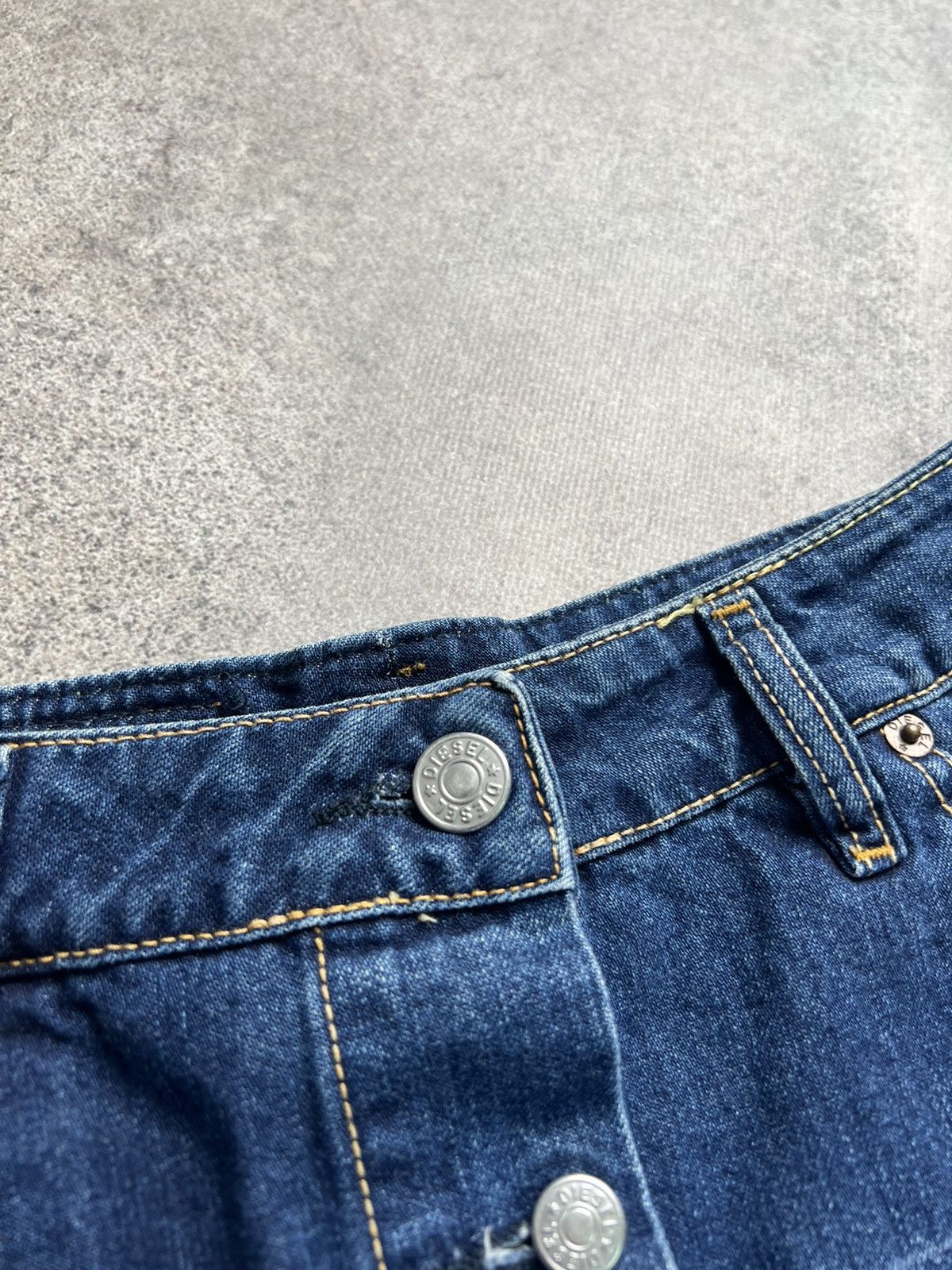 Diesel × Vintage Diesel vintage denim mini skirt Size 27" / US 4 / IT 40 - 2 Thumbnail