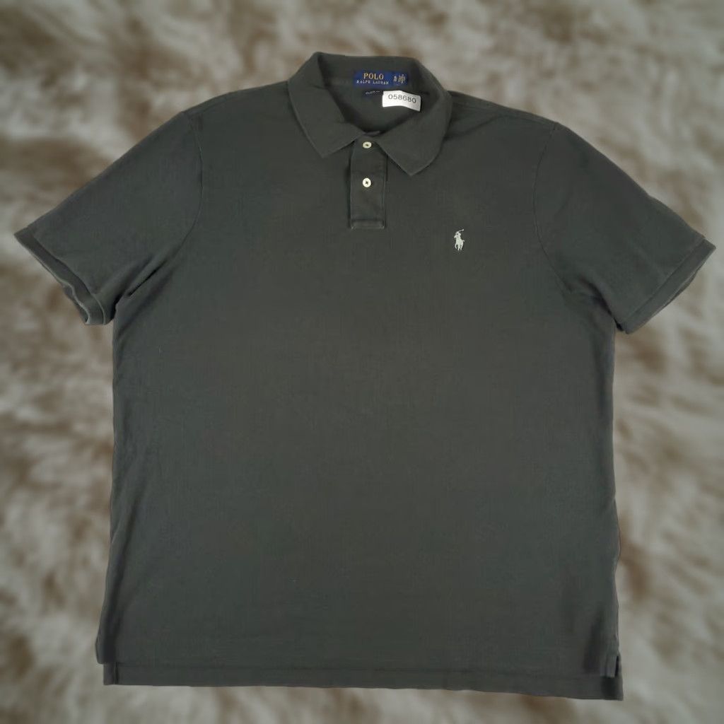 Ralph Lauren Ralph Lauren Polo Shirt Gray Men's XL Casual Short Sleeve Activewear Size US XL / EU 56 / 4 - 1 Thumbnail