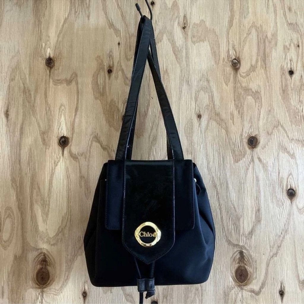 Chloe Chloe Black Women's Bag Mini Backpack Y2K Size ONE SIZE - 1 Thumbnail