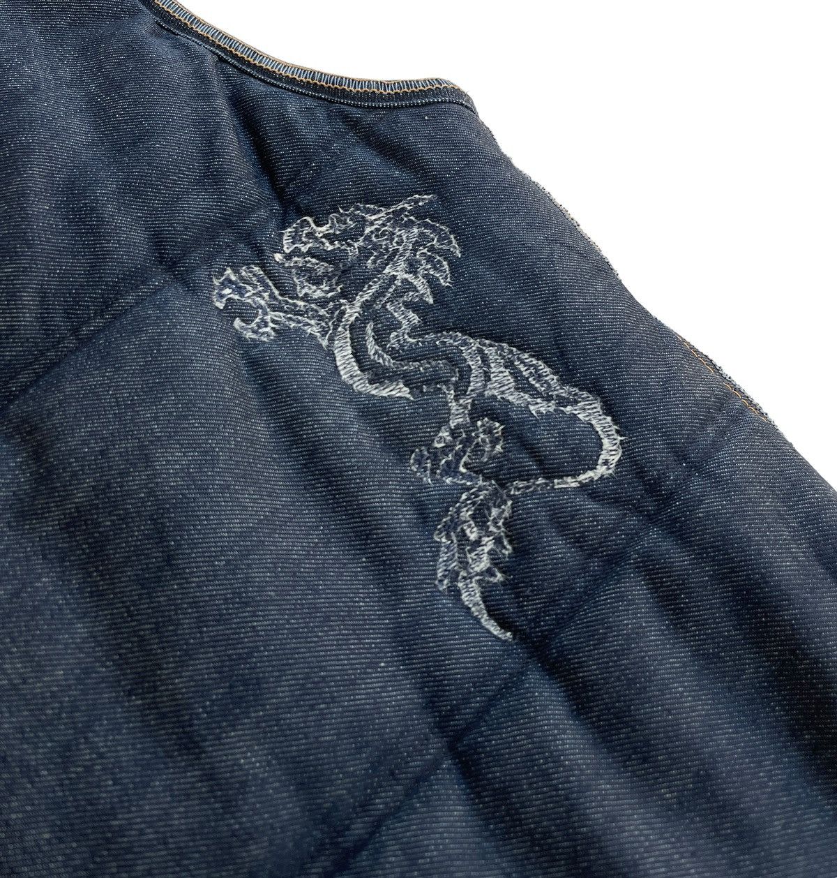 Diesel Diesel Denim Puffer Dragon Vest Size US S / EU 44-46 / 1 - 3 Thumbnail