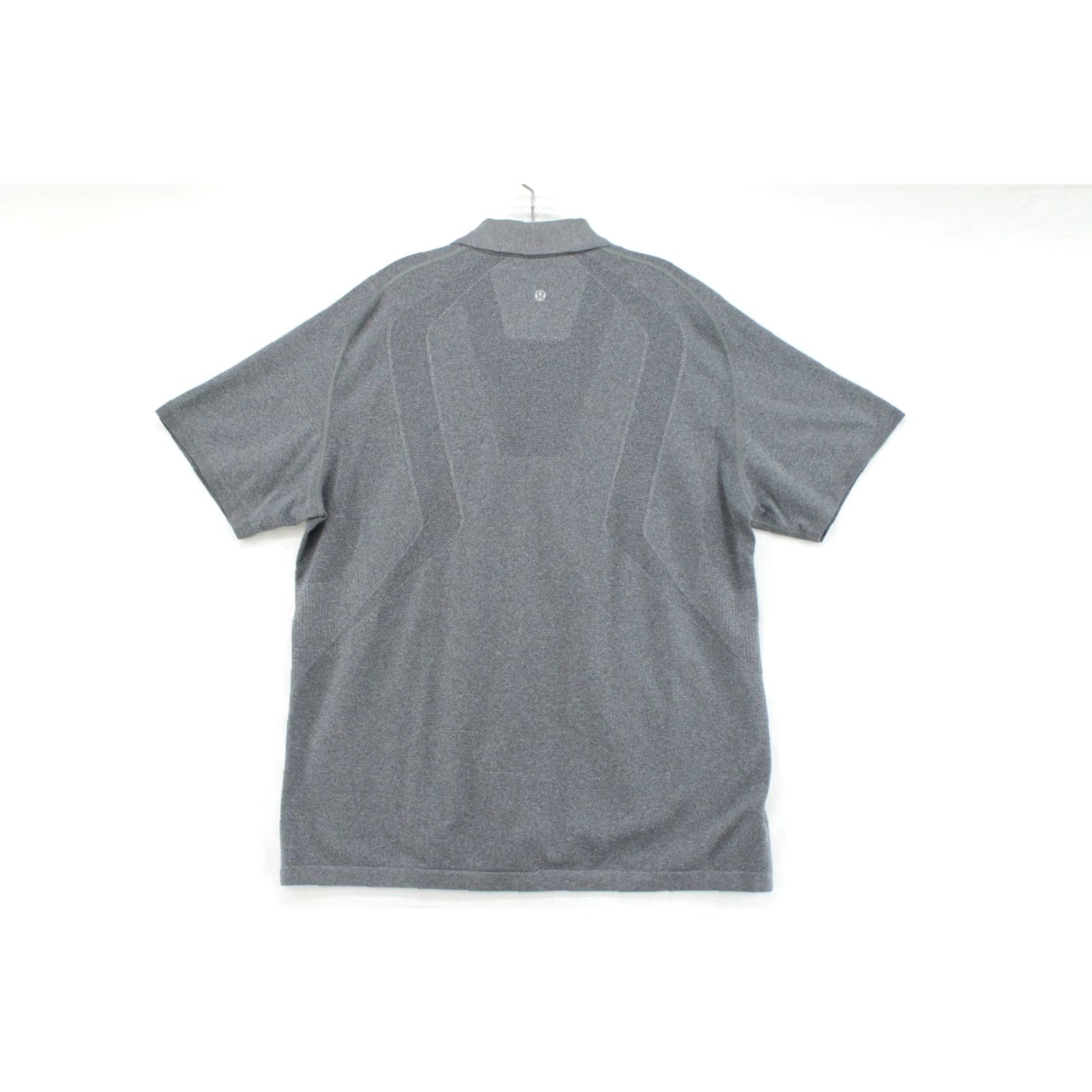 Lululemon VINTAGE Lululemon Metal Vent Tech Polo Shirt Men's XXL Gray Seamless Stretch Preppy Size US XXL / EU 58 / 5 - 3 Thumbnail