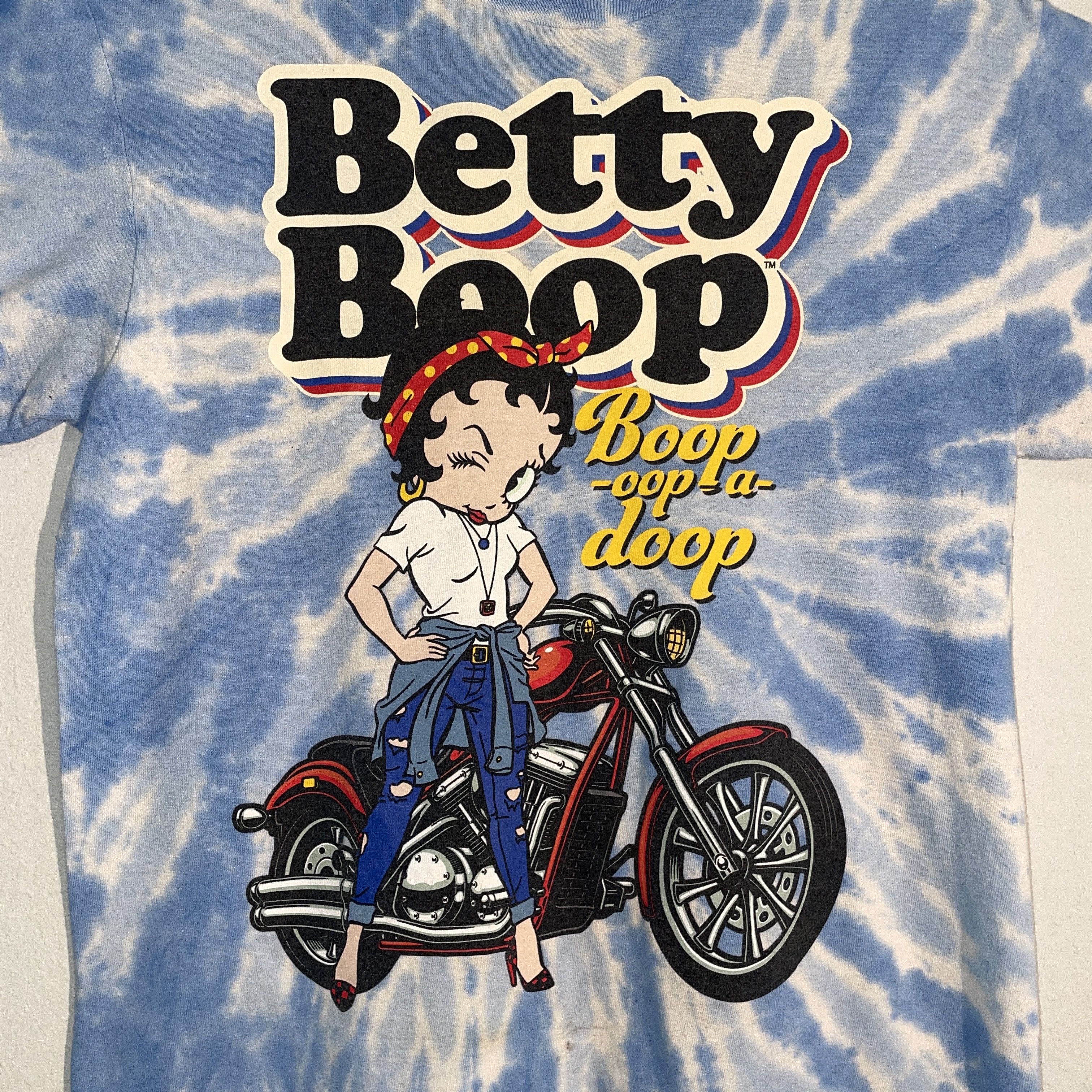 Other BETTY BOOP Motorcycle Tie Dye Tee, Boop Oop A-Doop Size M / US 6-8 / IT 42-44 - 2 Thumbnail
