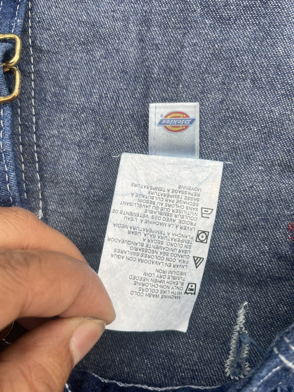 Dickies × Vintage Vintage Dickies Denim Overall Size US 44 / EU 60 - 12 Thumbnail