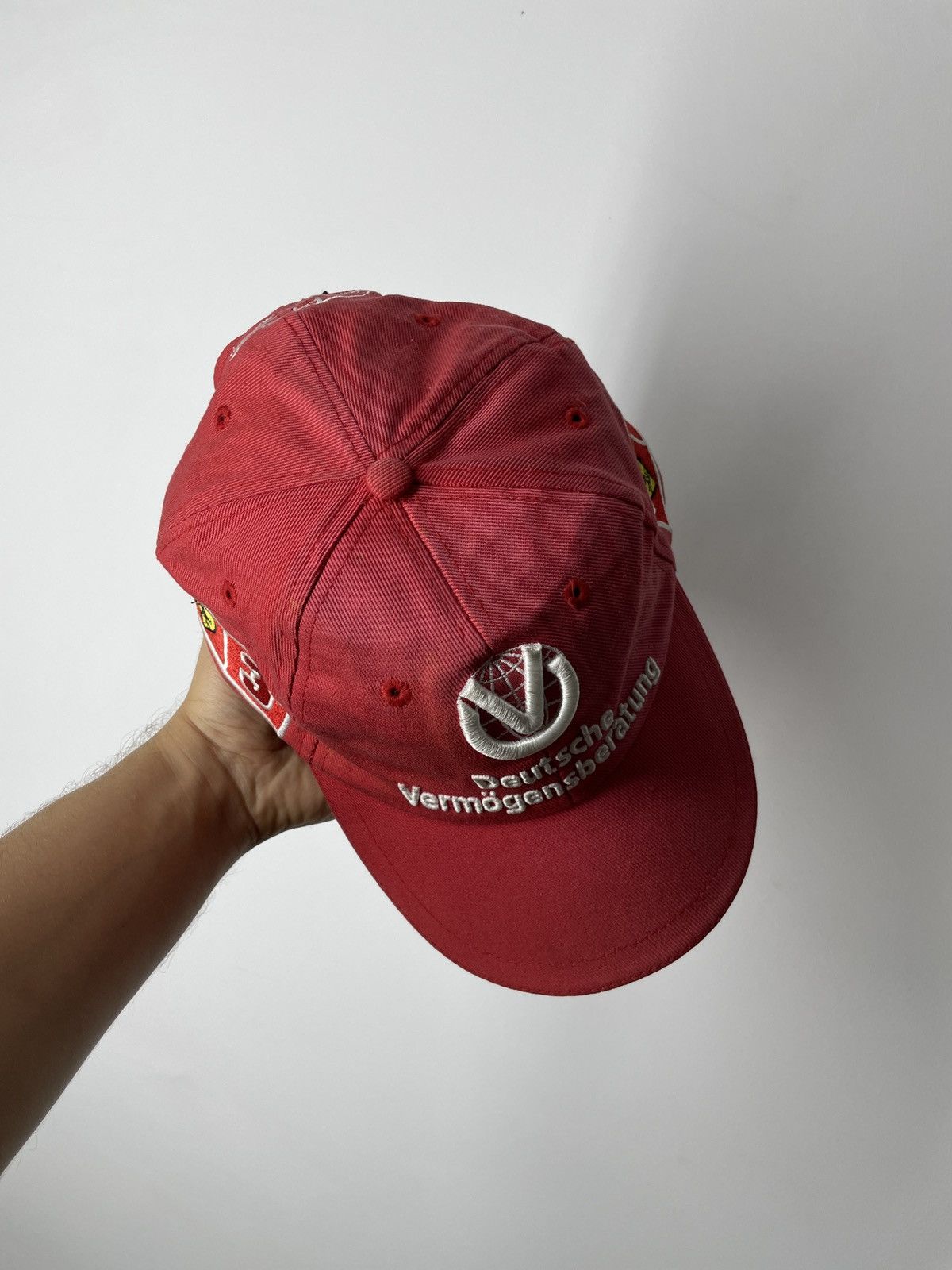 Formula 1 × Vintage Vintage Ferrari F1 Racing Michael Schumacher Deutche Hat Size ONE SIZE - 8 Thumbnail