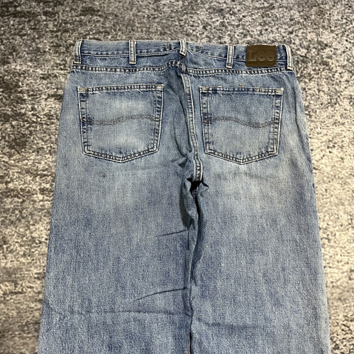 Lee Vintage Lee Distressed Faded Workwear Skater Blue Jeans Size US 36 / EU 52 - 3 Thumbnail