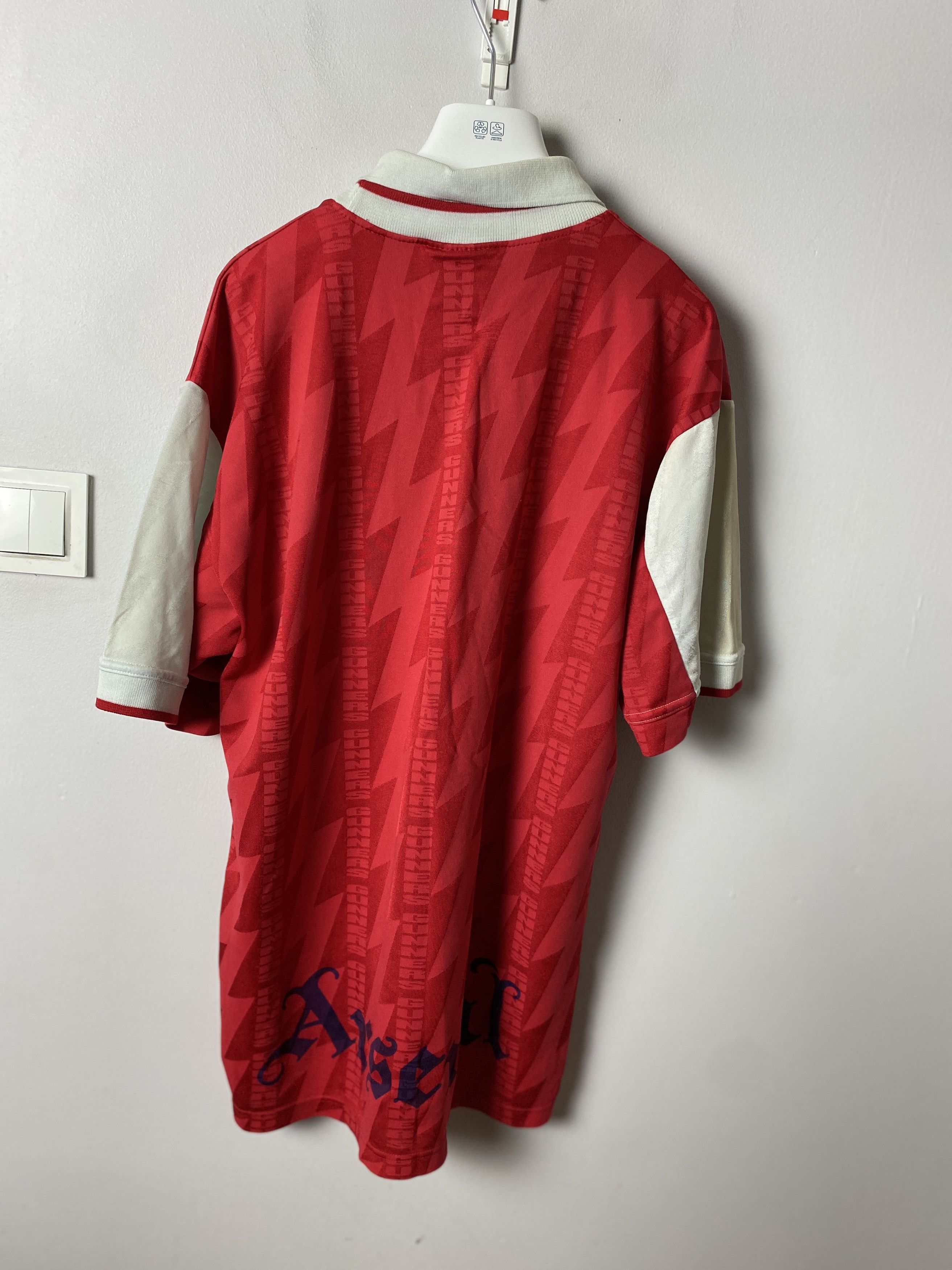 Nike × Vintage Arsenal Nike JVC Home Football Shirt 90s vintage blockcore Size US L / EU 52-54 / 3 - 7 Thumbnail