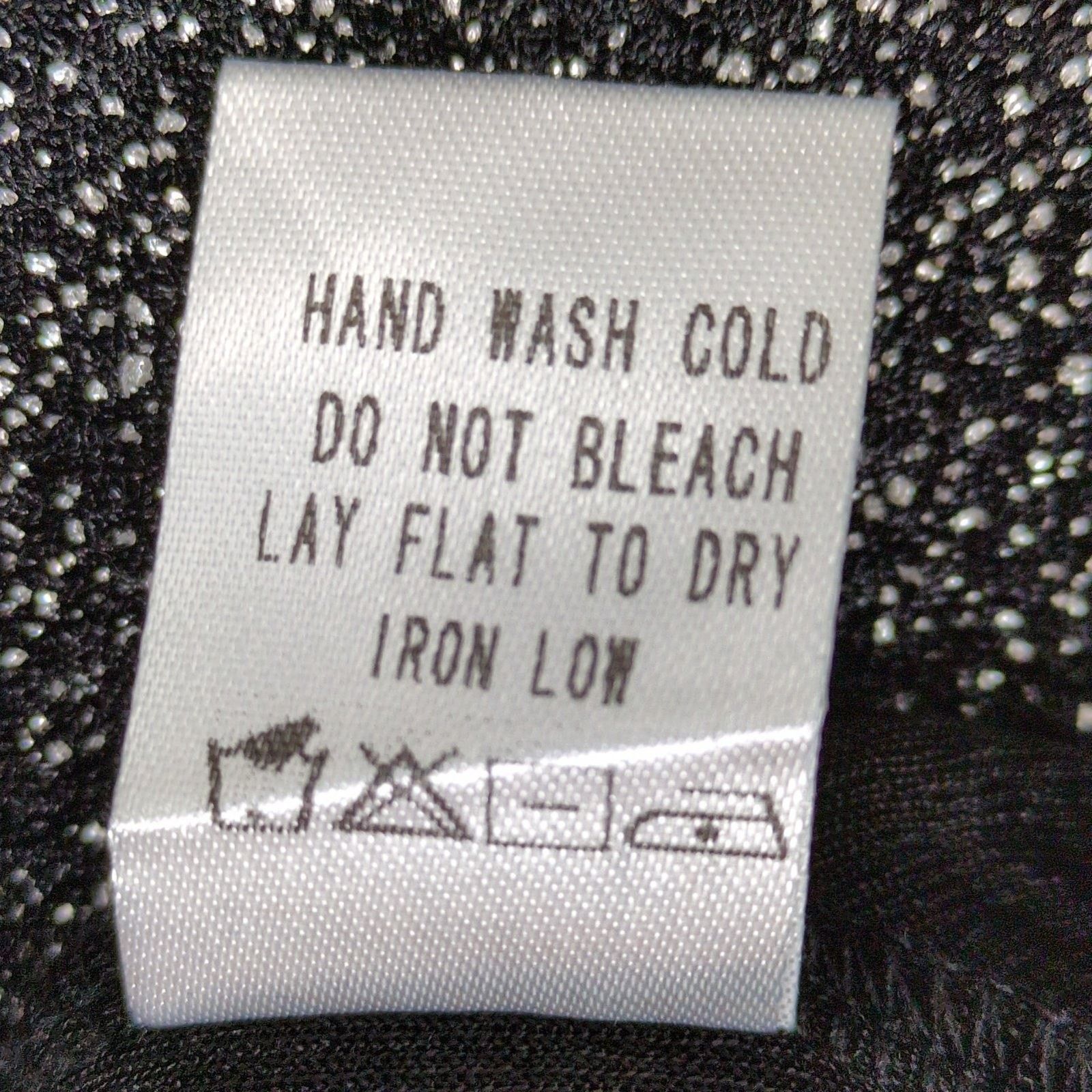 Other White Birch Women's 3X Black Metallic Silver Button Up Shirt Size 3XL / US 20-22 - 6 Thumbnail