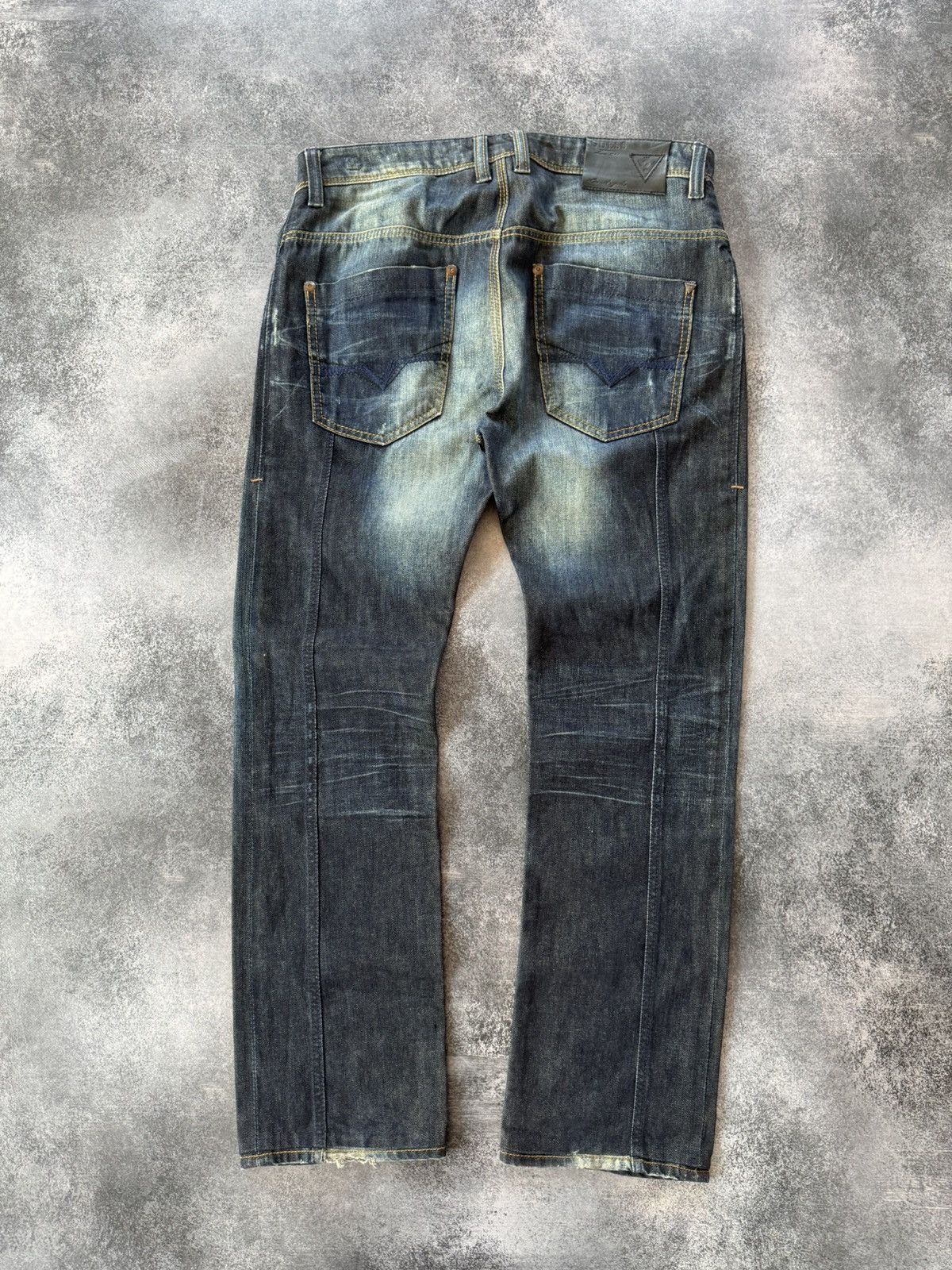 Hysteric Glamour 🔥Guess Distressed Flare Jeans 🔥 Size US 33 - 11 Thumbnail