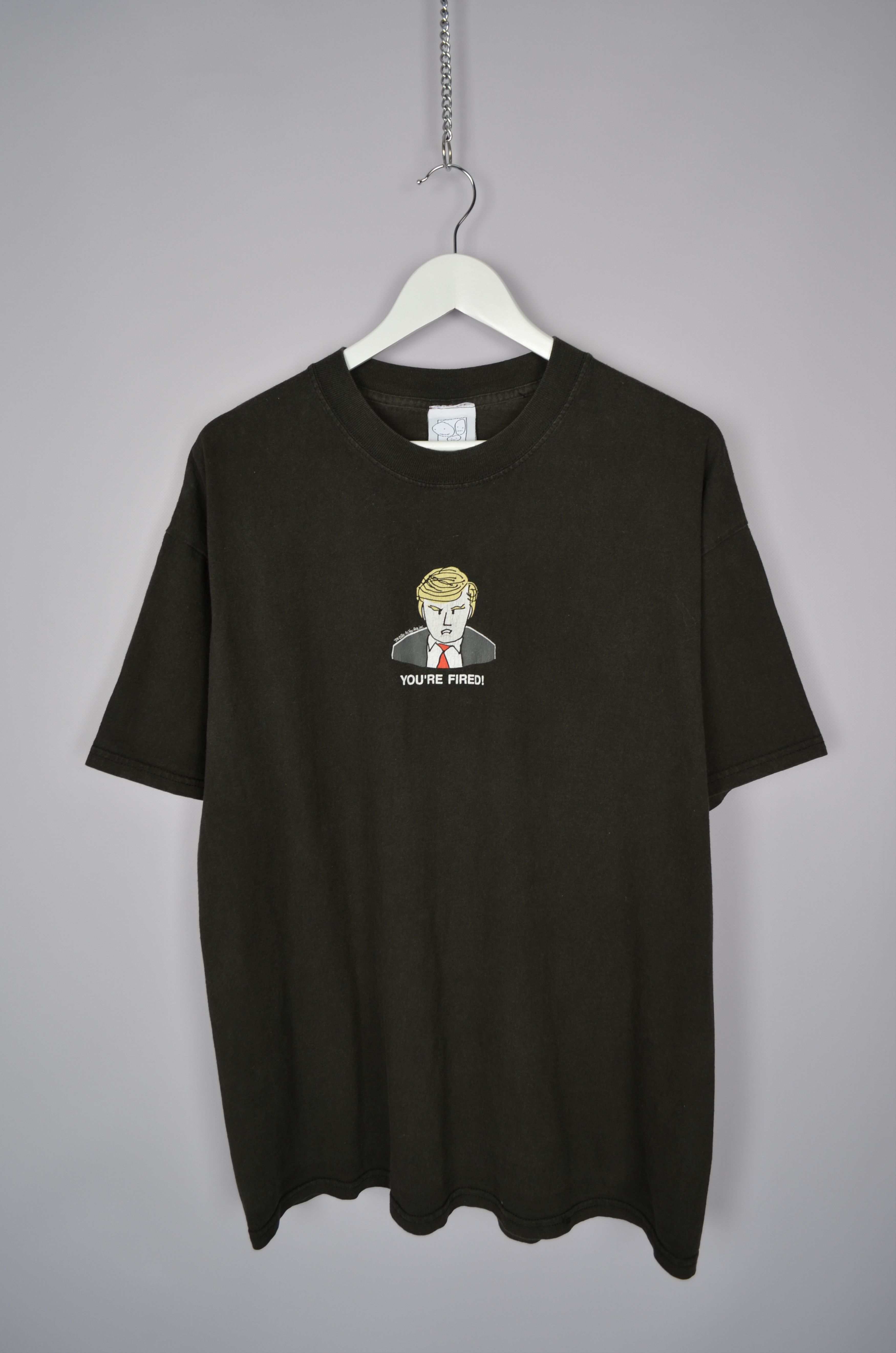 Donald Trump × Vintage 2004 The Apprentice DONALD TRUMP "You're Fired!" Logo Tee Size US XL / EU 56 / 4 - 1 Thumbnail