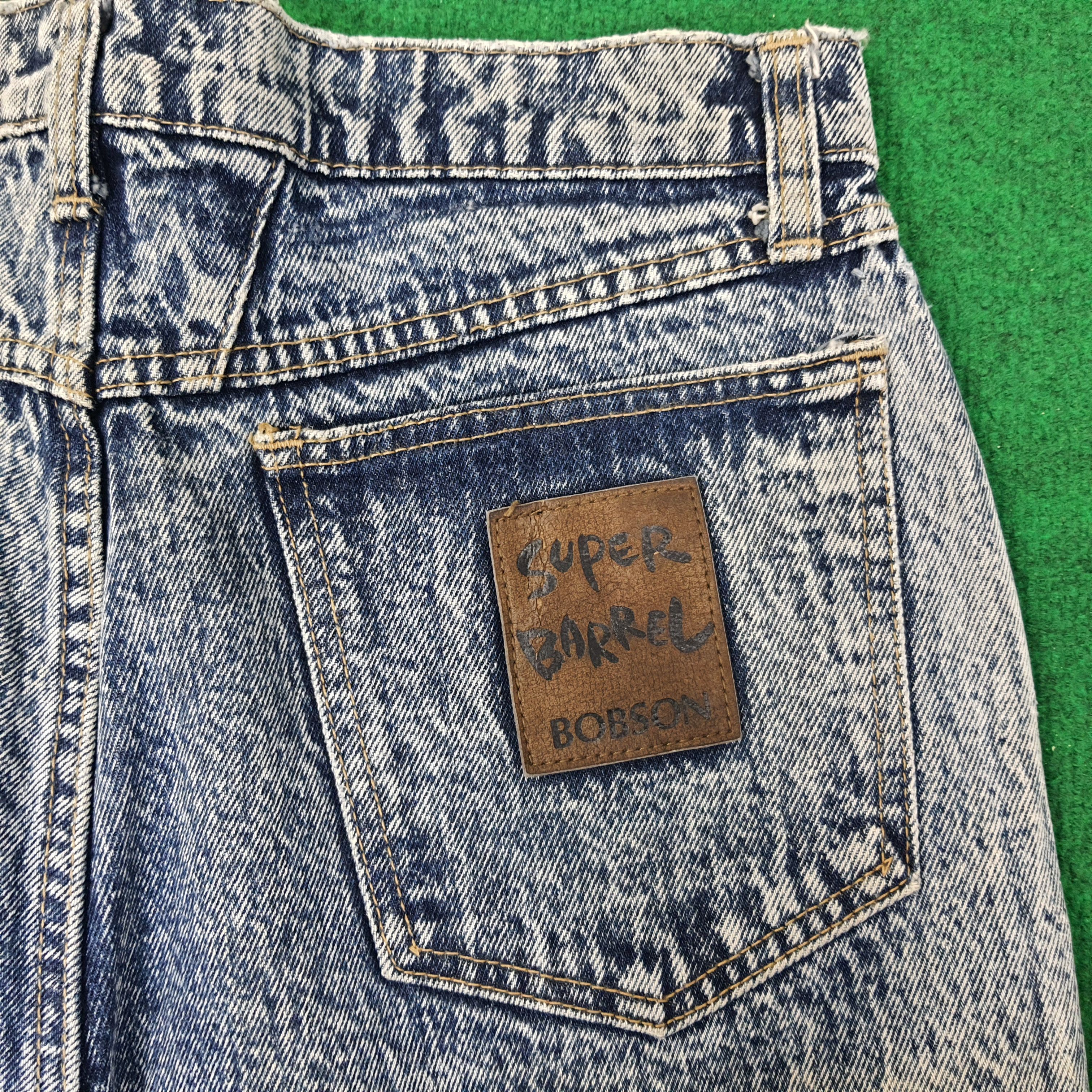 Vintage Vintage World Wide Bobson Super Barrel Jeans C228N5 Size US 31 - 2 Thumbnail