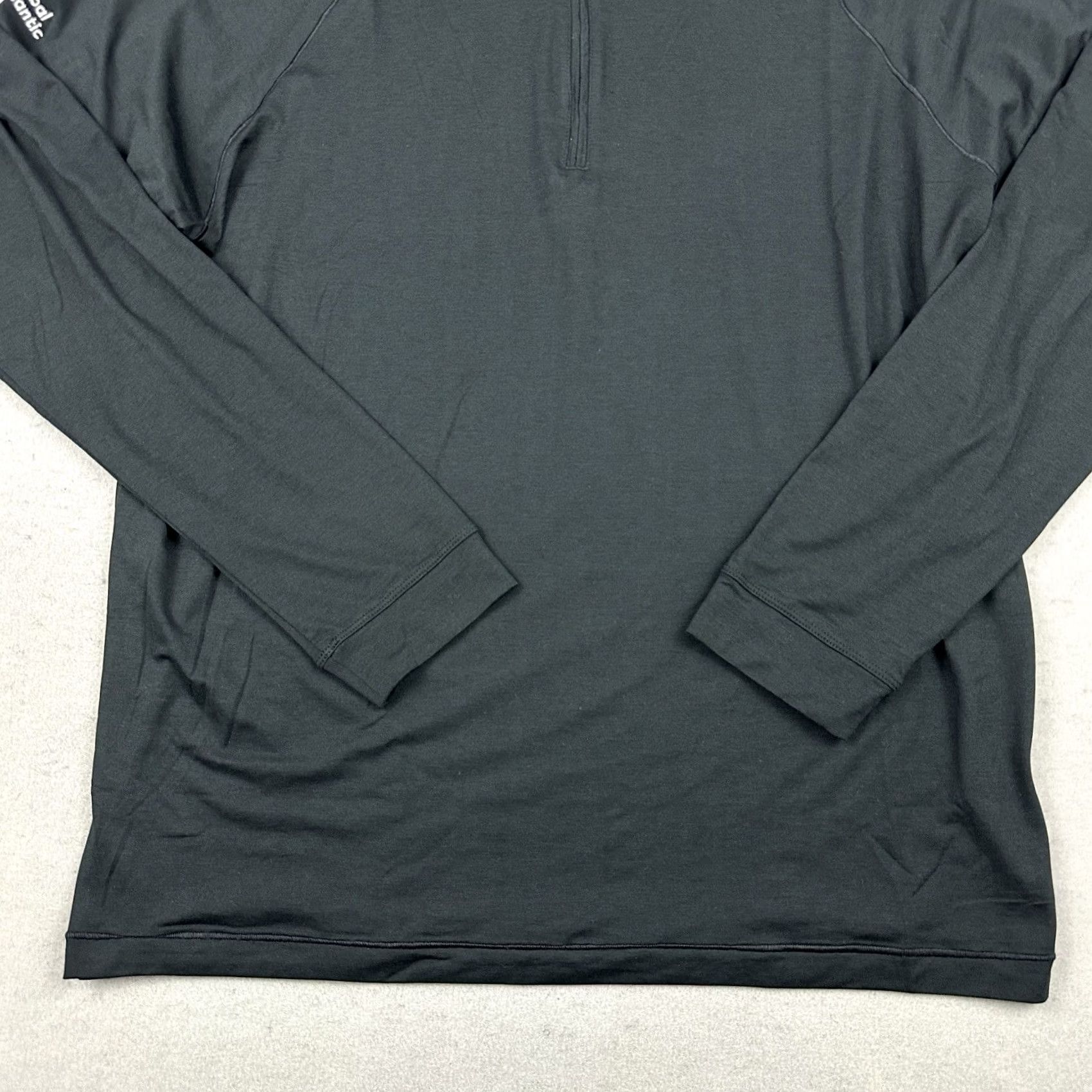 johnnie-O Johnnie-O Sweater Mens Large Black 1/4 Zip Lightweight Performance Sun Protection Size US L / EU 52-54 / 3 - 3 Thumbnail