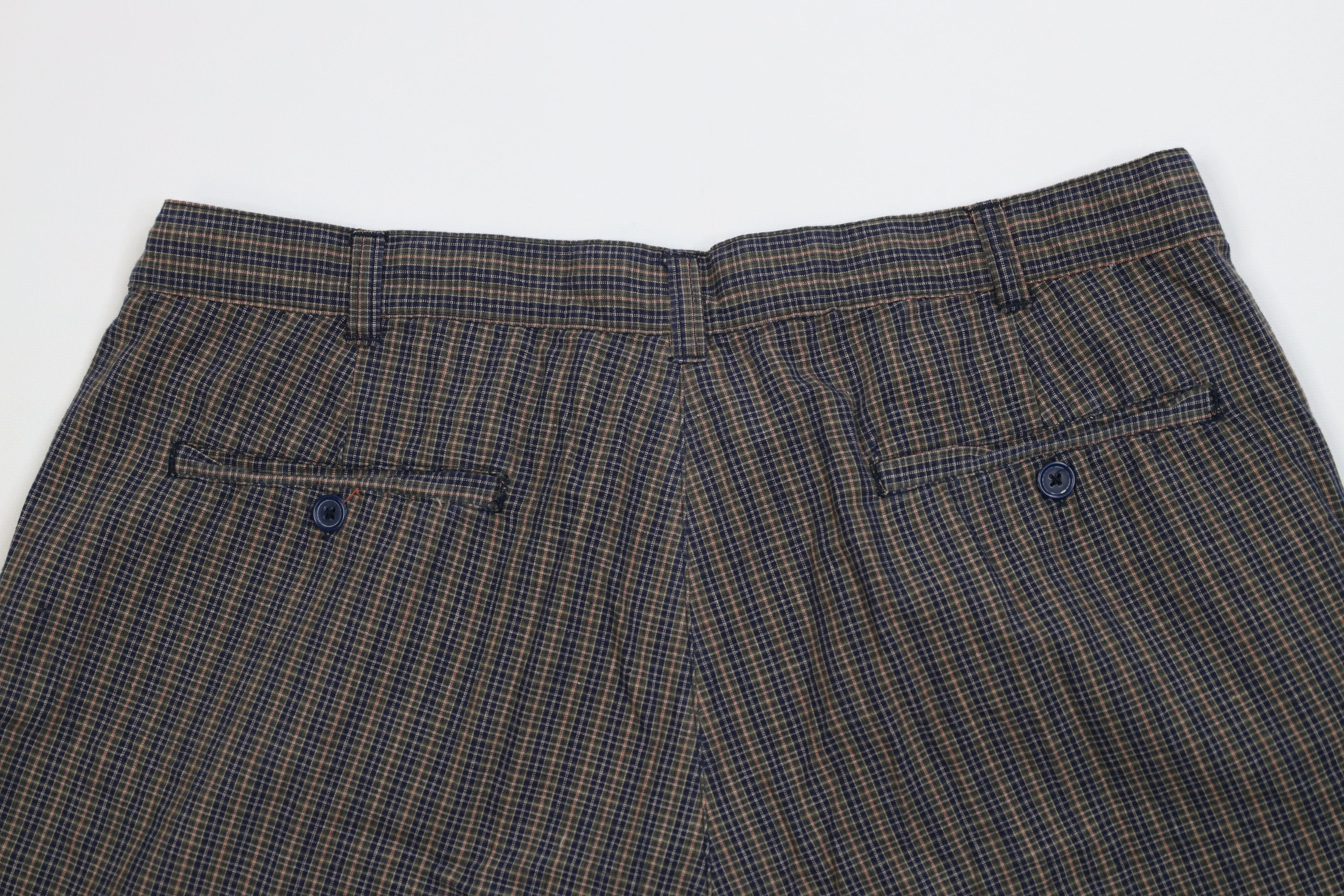 Vintage Vintage 90s Streetwear Chino Golf Shorts Plaid Cotton Size US 38 / EU 54 - 10 Thumbnail