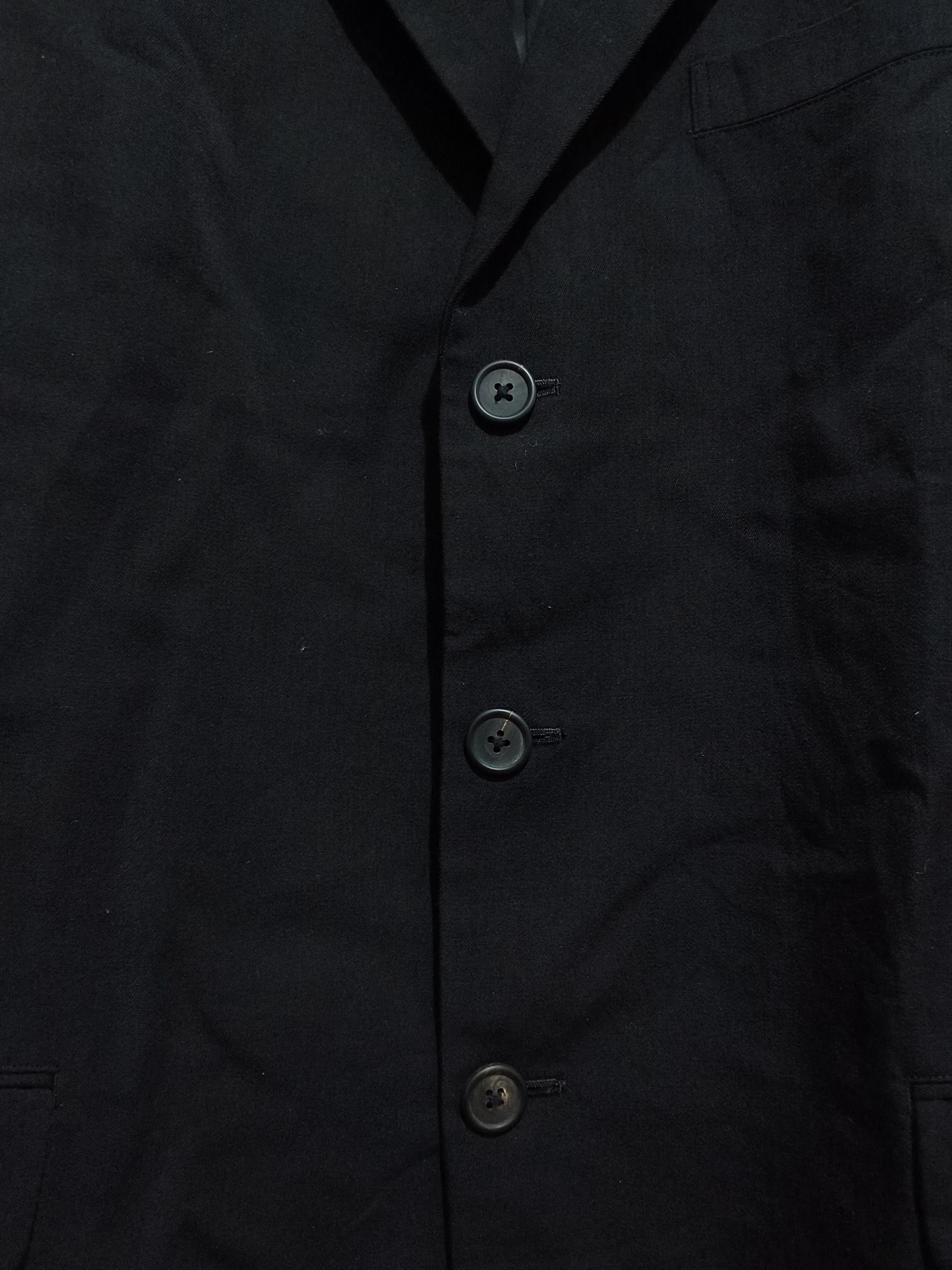 Yohji Yamamoto 🔥Vintage 90s Y's For men Oversized 3 Button Wool Blazer Size 48R - 5 Thumbnail