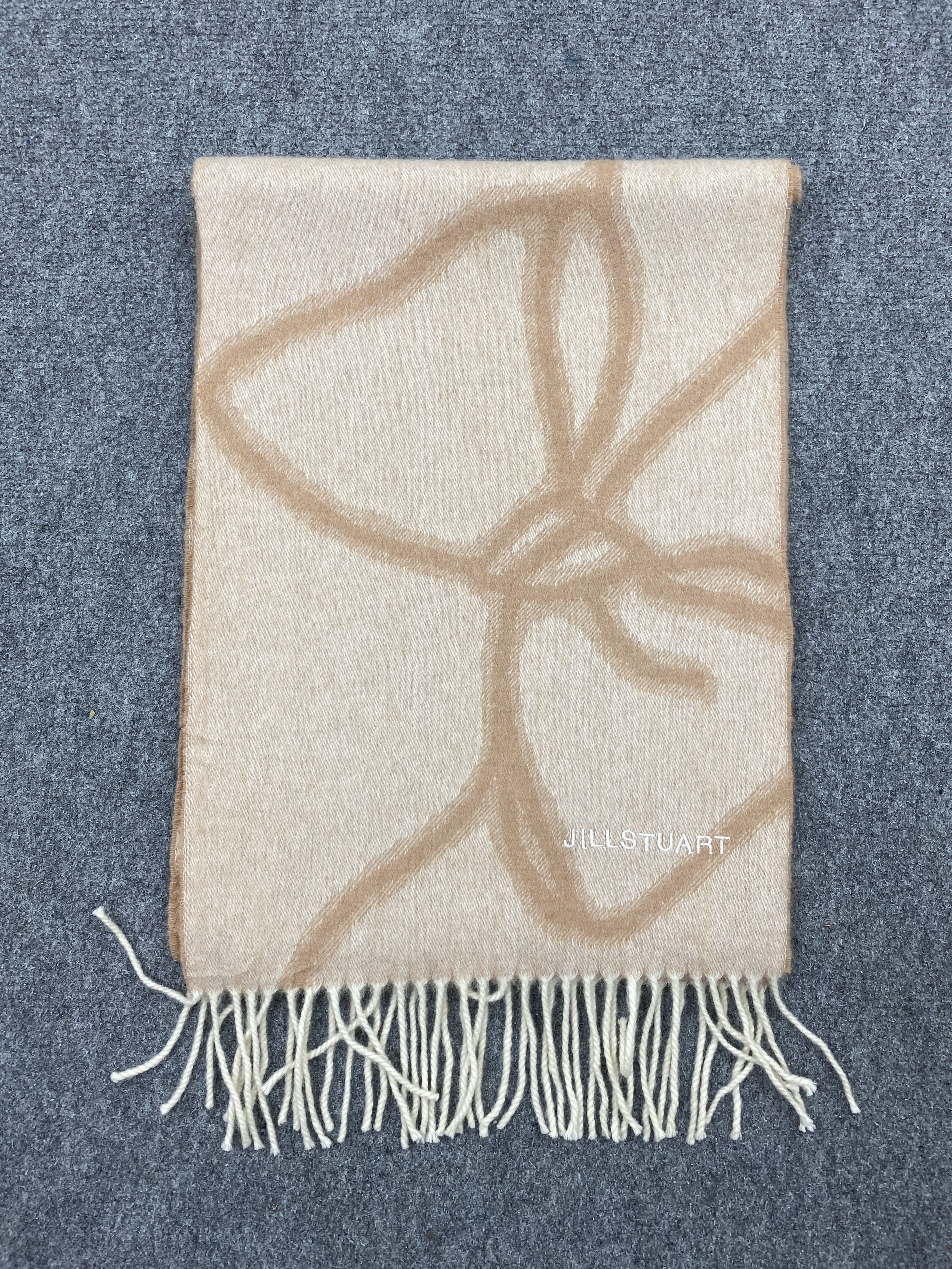 Jil Stuart Vintage Jill Stuart Cashmere Scarf Muffler Neckwear -SC0006 Size ONE SIZE - 2 Thumbnail