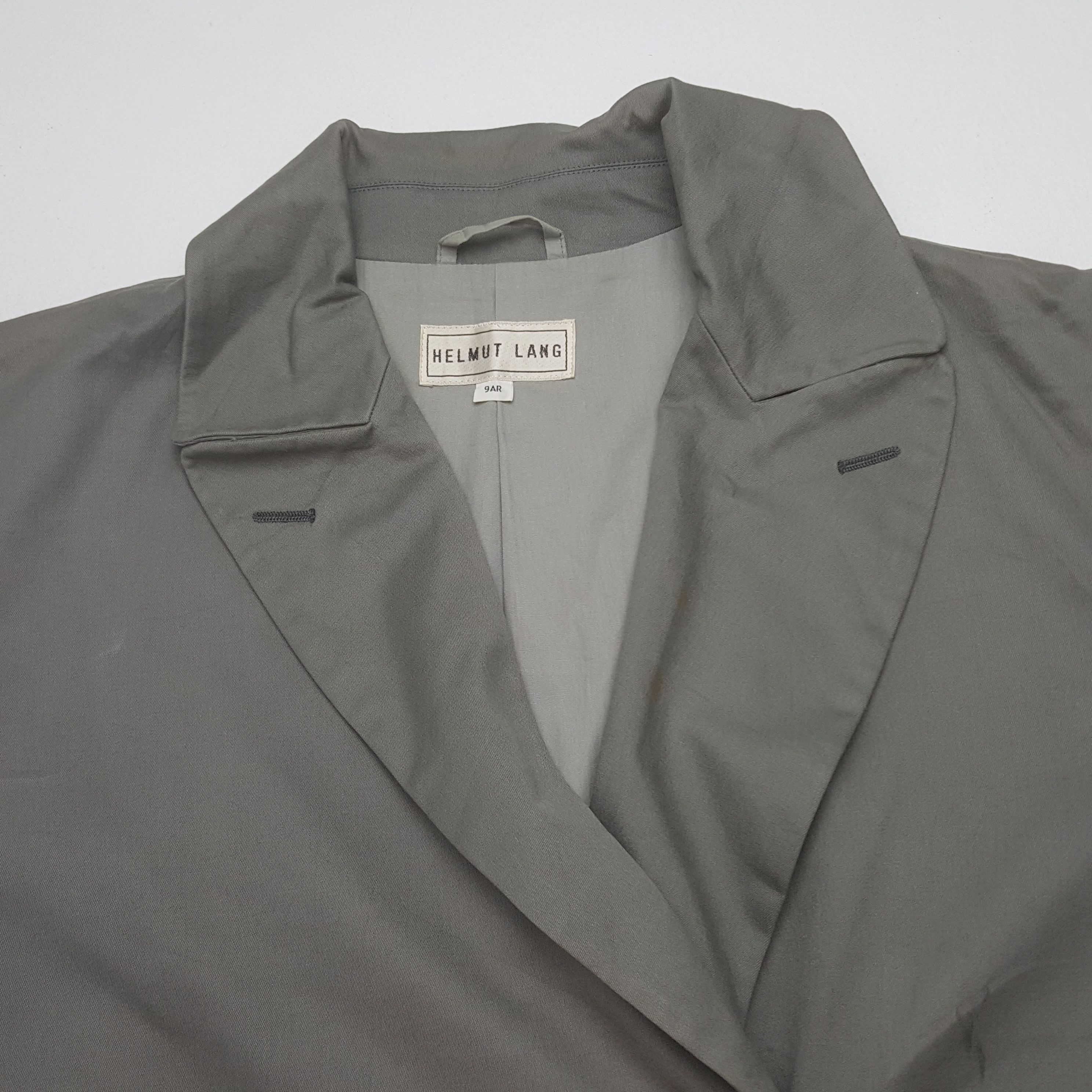 Helmut Lang Vintage Helmut Lang Trench Coat Jacket Size L / US 10 / IT 46 - 4 Thumbnail