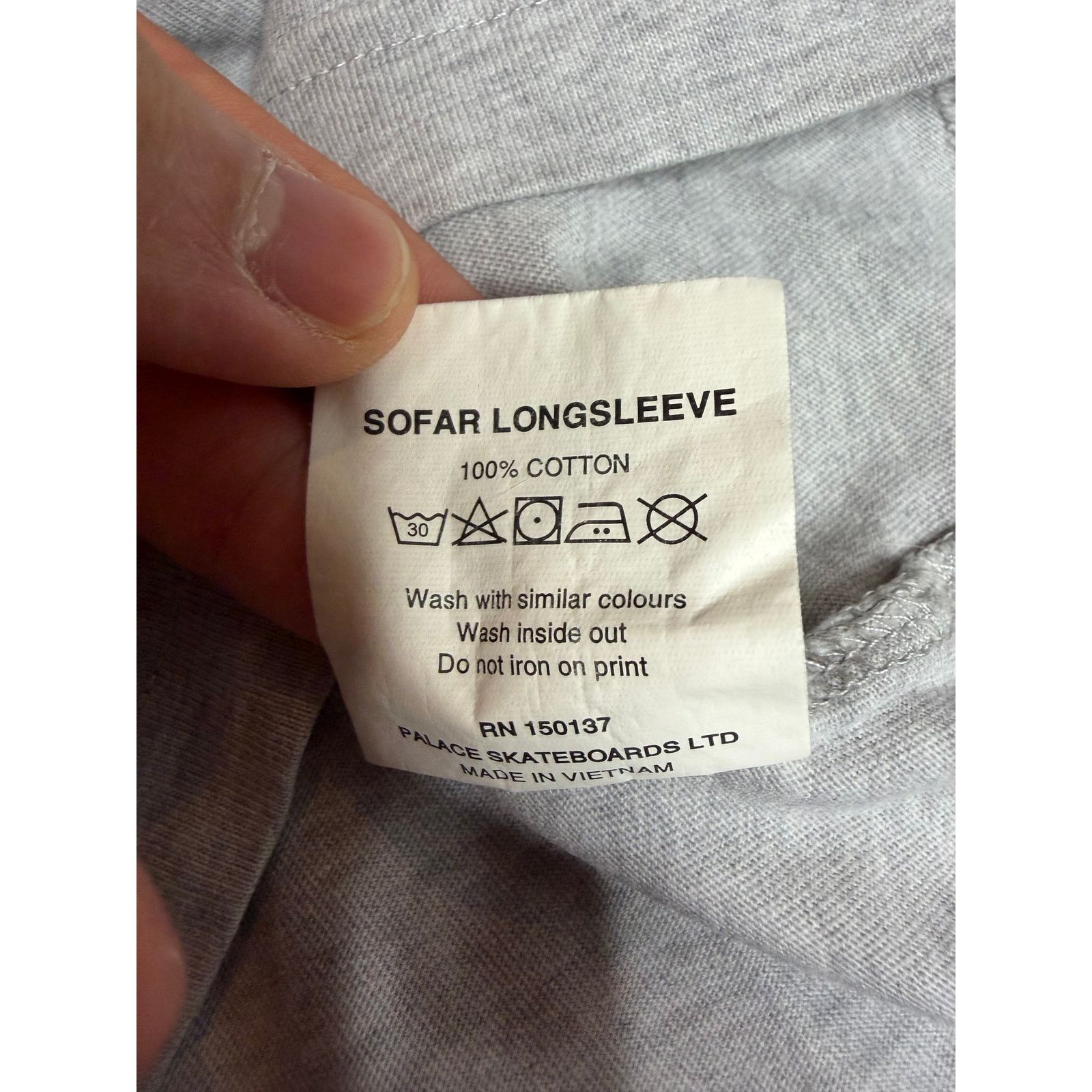 Palace Palace Sofar Longsleeve Shirt Grey Size US S / EU 44-46 / 1 - 5 Thumbnail