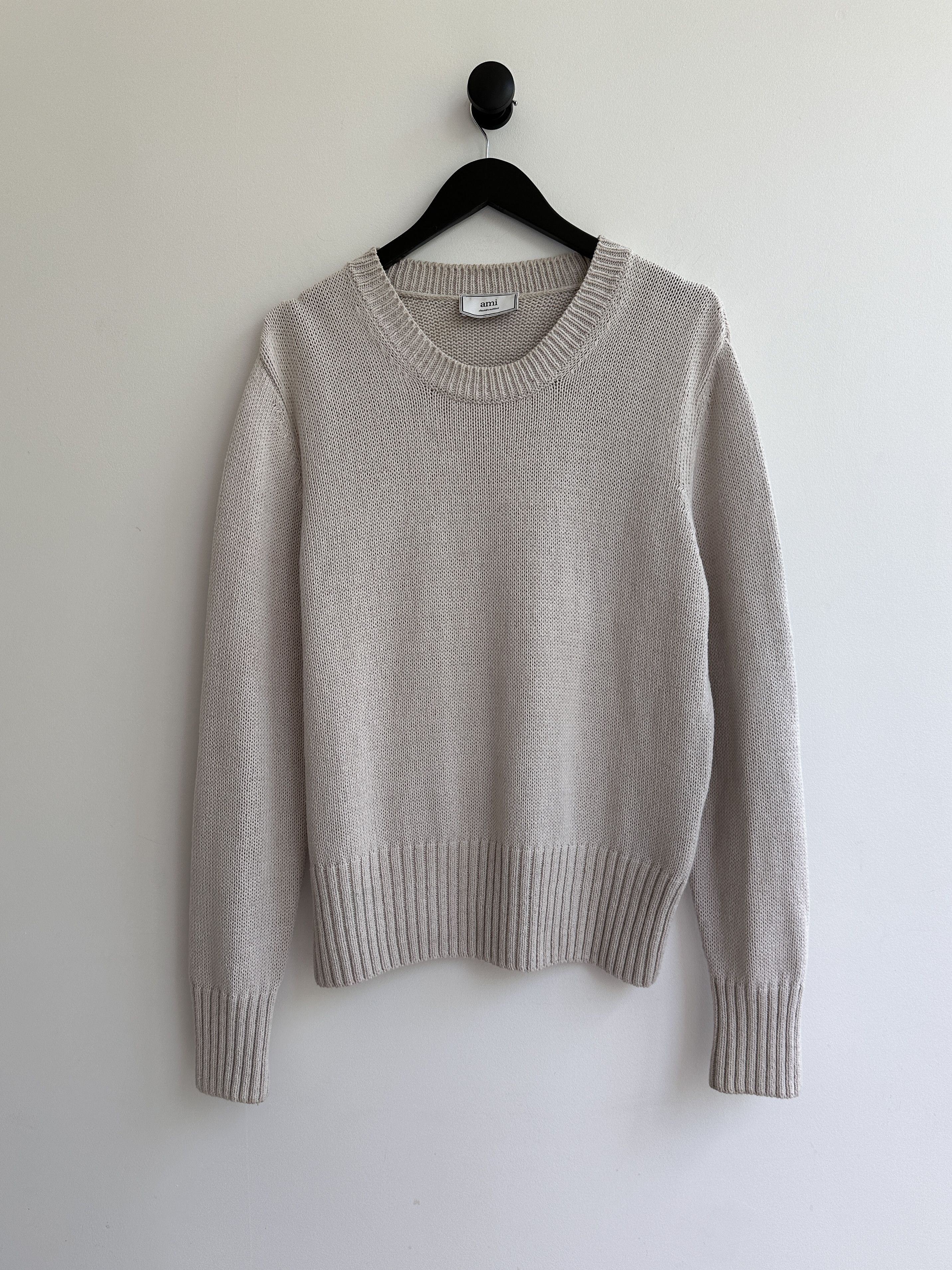AMI AMI Cream Sweater Jumper Size US M / EU 48-50 / 2 - 1 Thumbnail