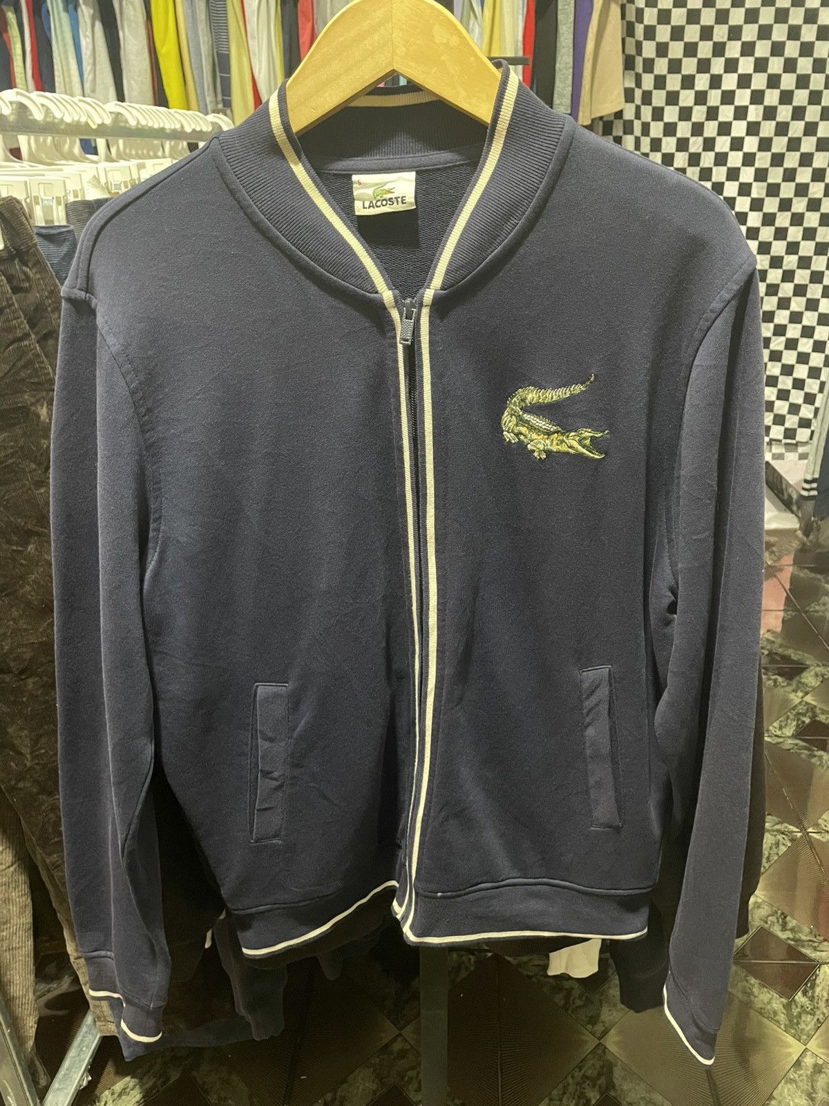 Lacoste Bomber Jacket Lacoste cotton Size US XL / EU 56 / 4 - 1 Thumbnail