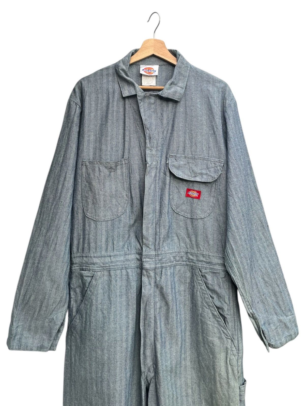 Dickies Vintage Dickies Herringbone Coveralls Waist 40 Size US 40 / EU 56 - 1 Thumbnail