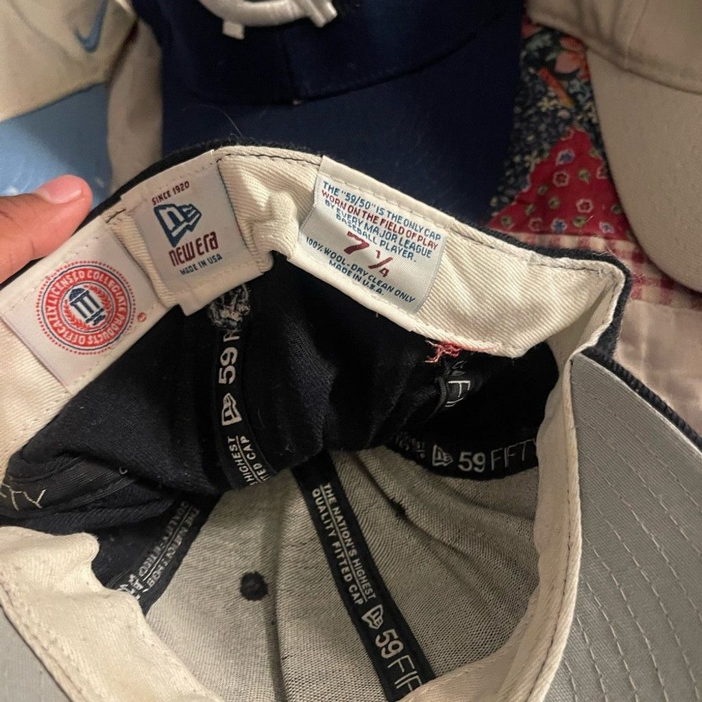 The Game UNC 6 Cap Set - Blue, Black, White(measurements shown) Size ONE SIZE - 7 Thumbnail