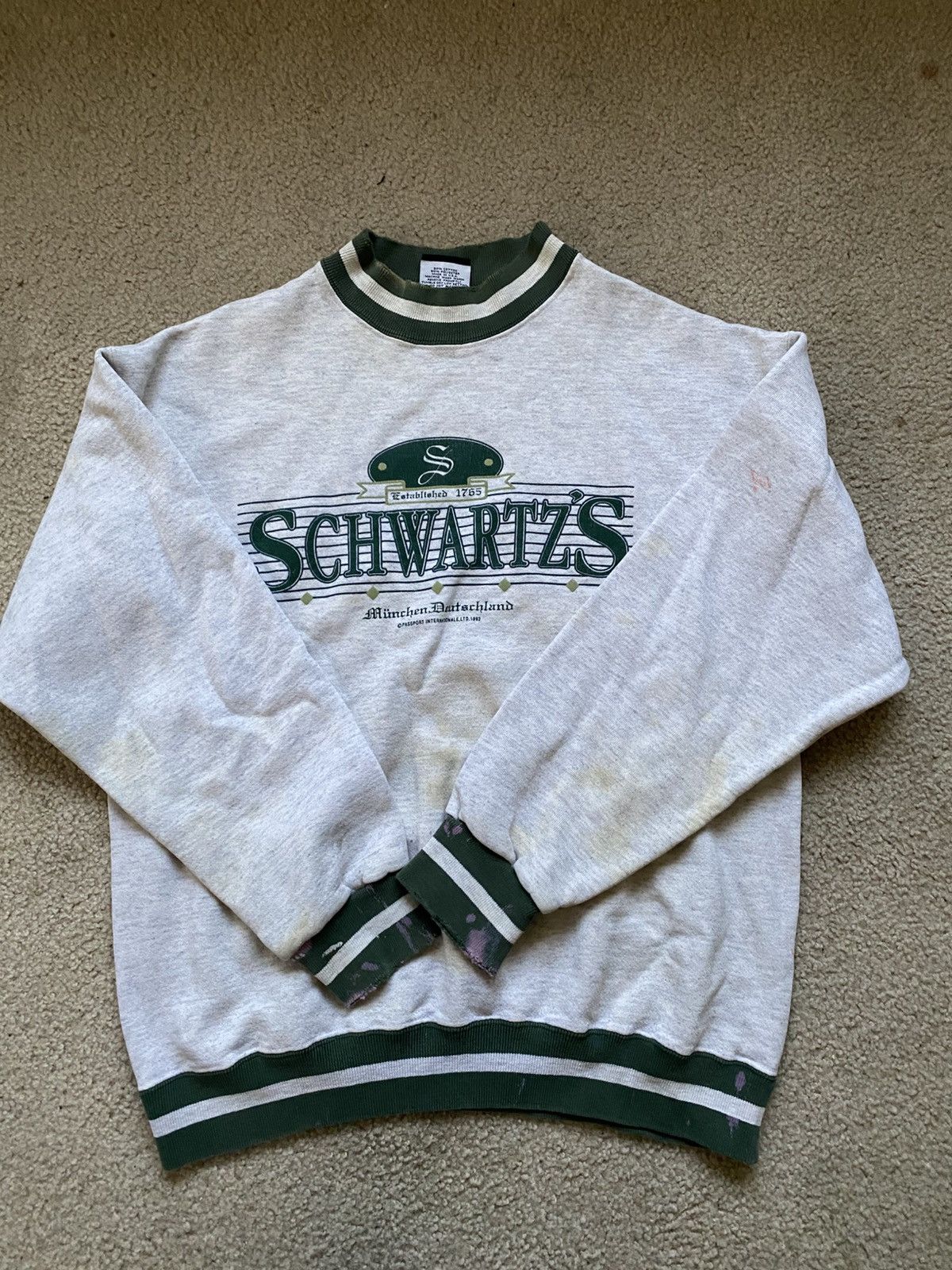 Vintage Vintage distressed sweatshirt Size US L / EU 52-54 / 3 - 1 Thumbnail