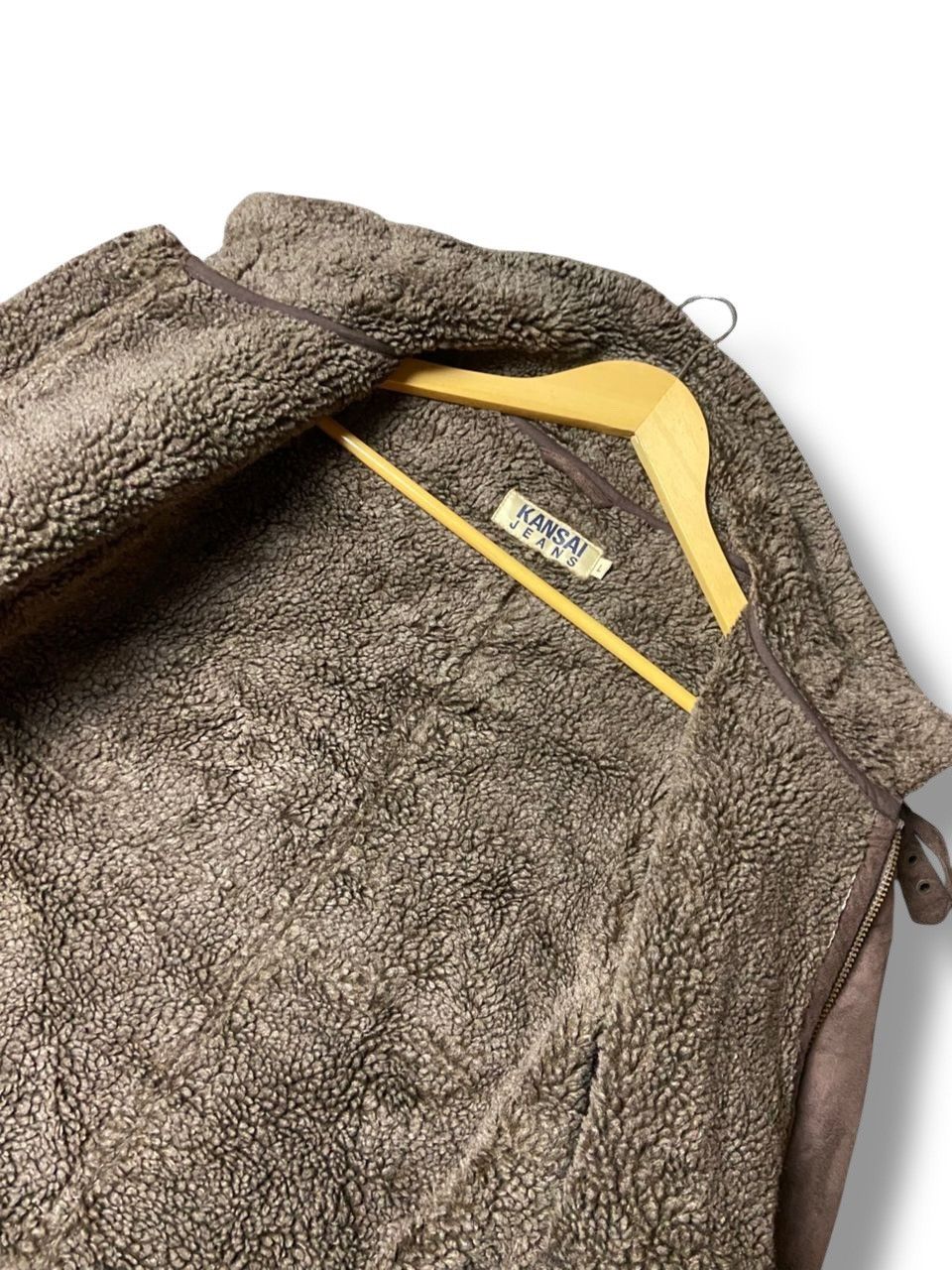 Kansai Yamamoto Kansai Jeans Leather Suede Jacket (150) Size US XS / EU 42 / 0 - 4 Thumbnail