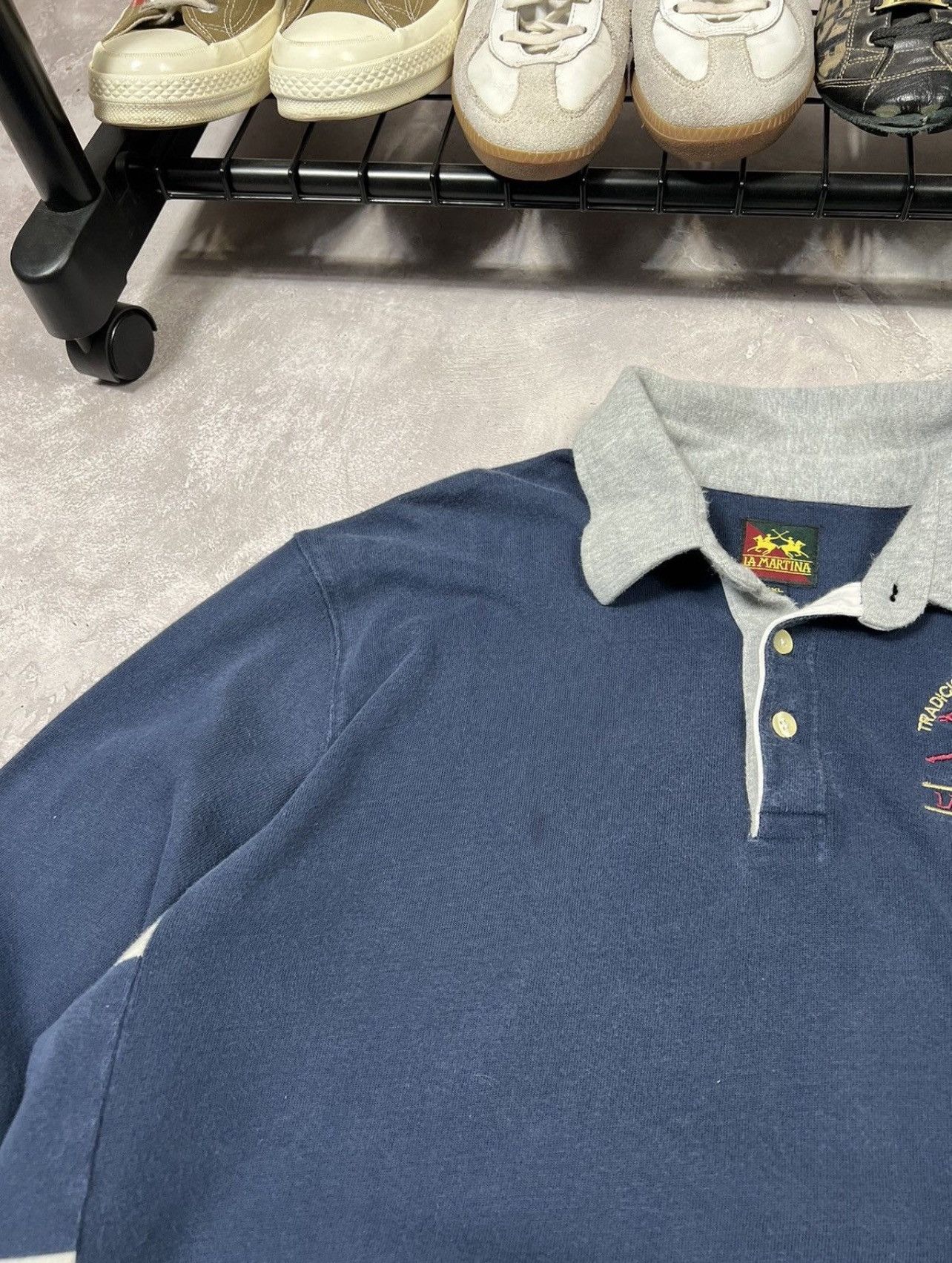 Vintage Vintage La Martina Rugby Sweatshirt Size US XL / EU 56 / 4 - 5 Thumbnail