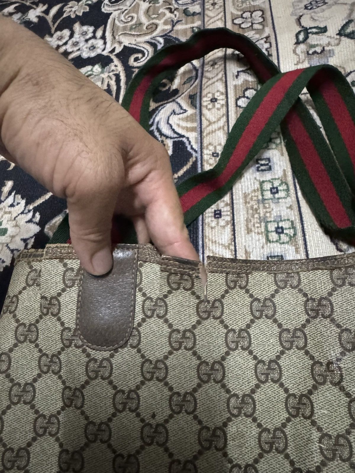 Gucci VINTAGE GUCCI GG TOTE BAG Size ONE SIZE - 4 Thumbnail
