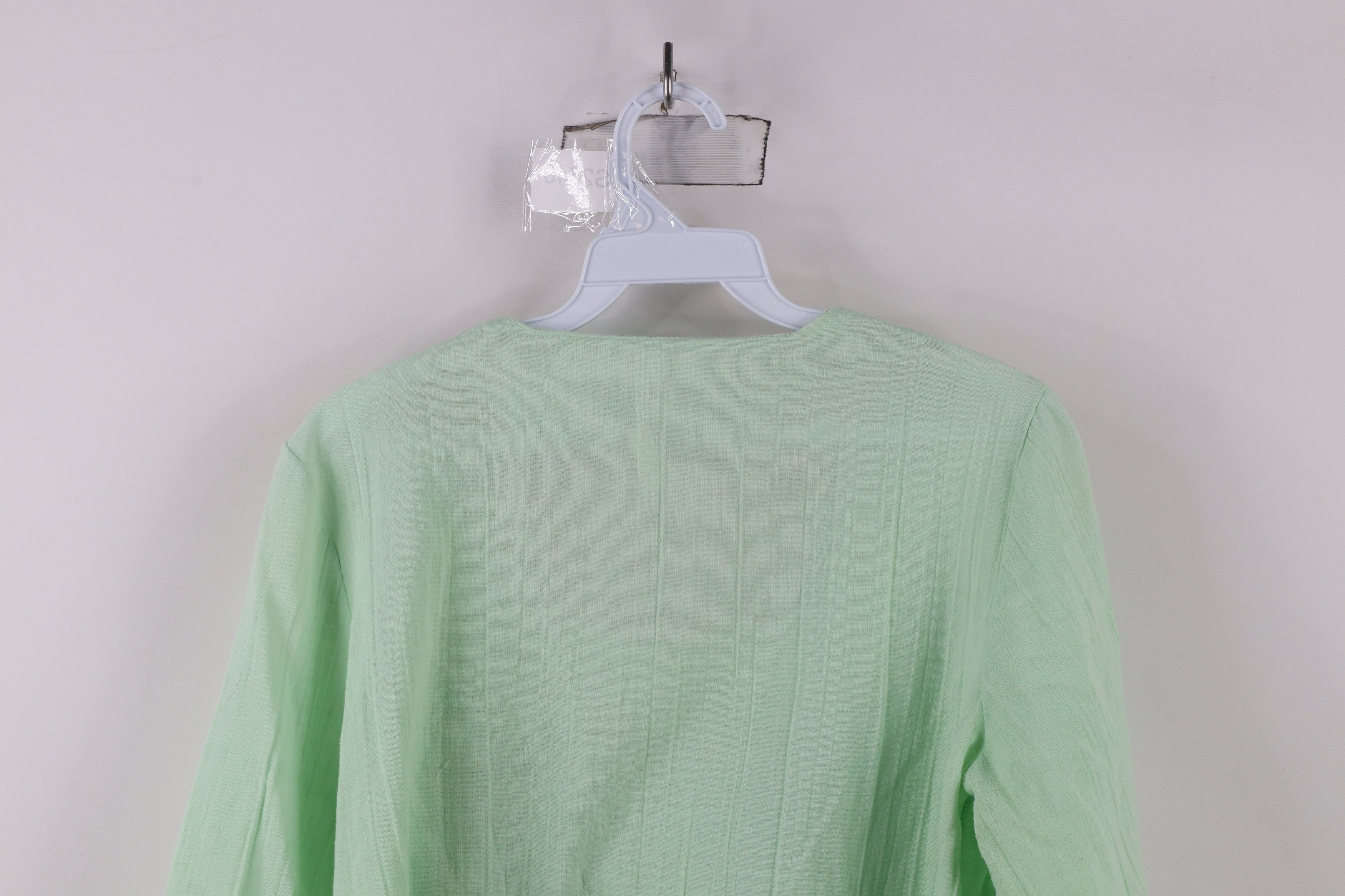 Vintage Vintage 60s 70s Country Primitive Gauzy Cotton Ruffled Shirt Size M / US 6-8 / IT 42-44 - 15 Thumbnail