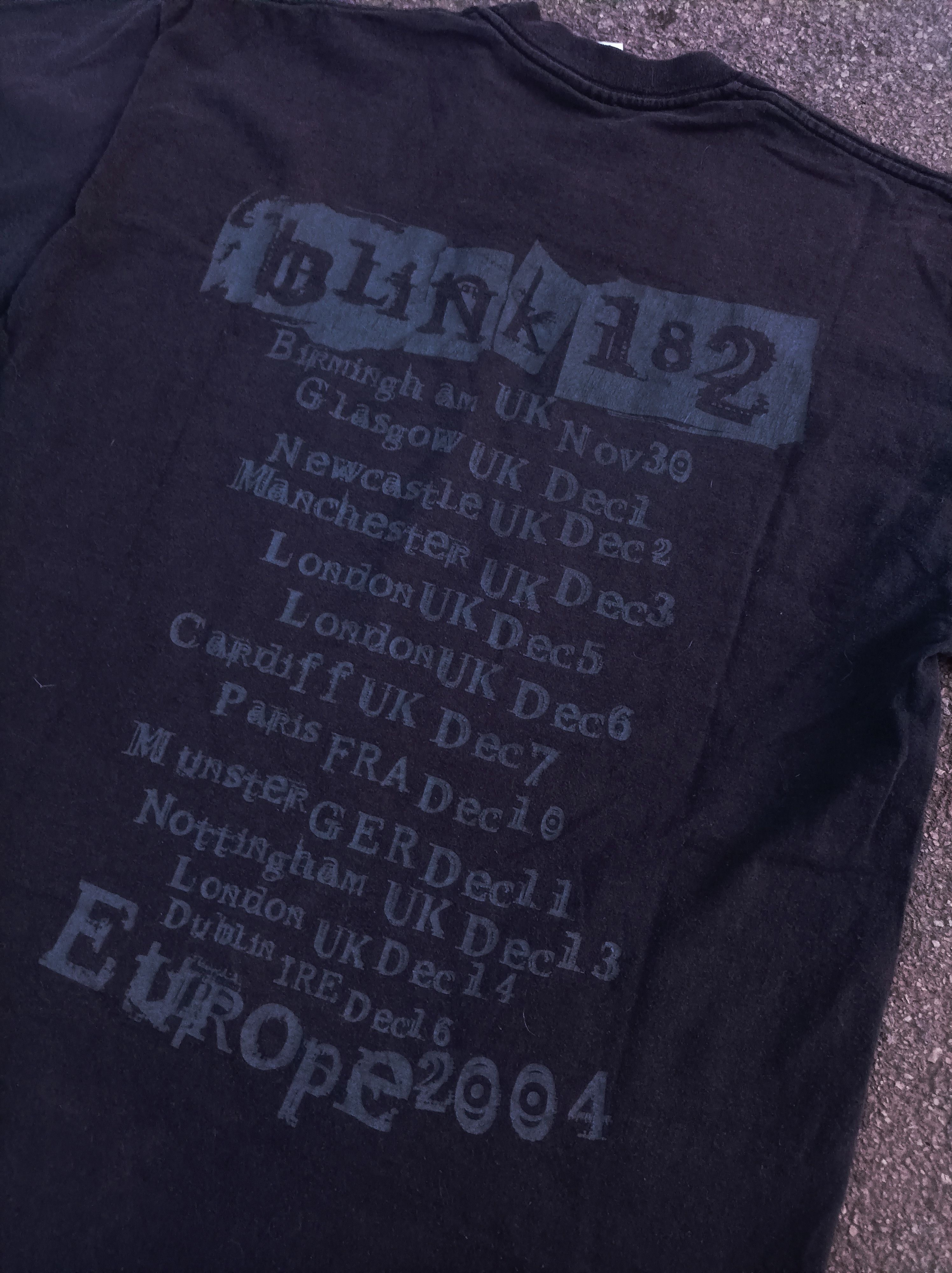 Band Tees × Vintage Blink 182 Europe Tour 2004 Vintage Shirt Size US M / EU 48-50 / 2 - 6 Thumbnail
