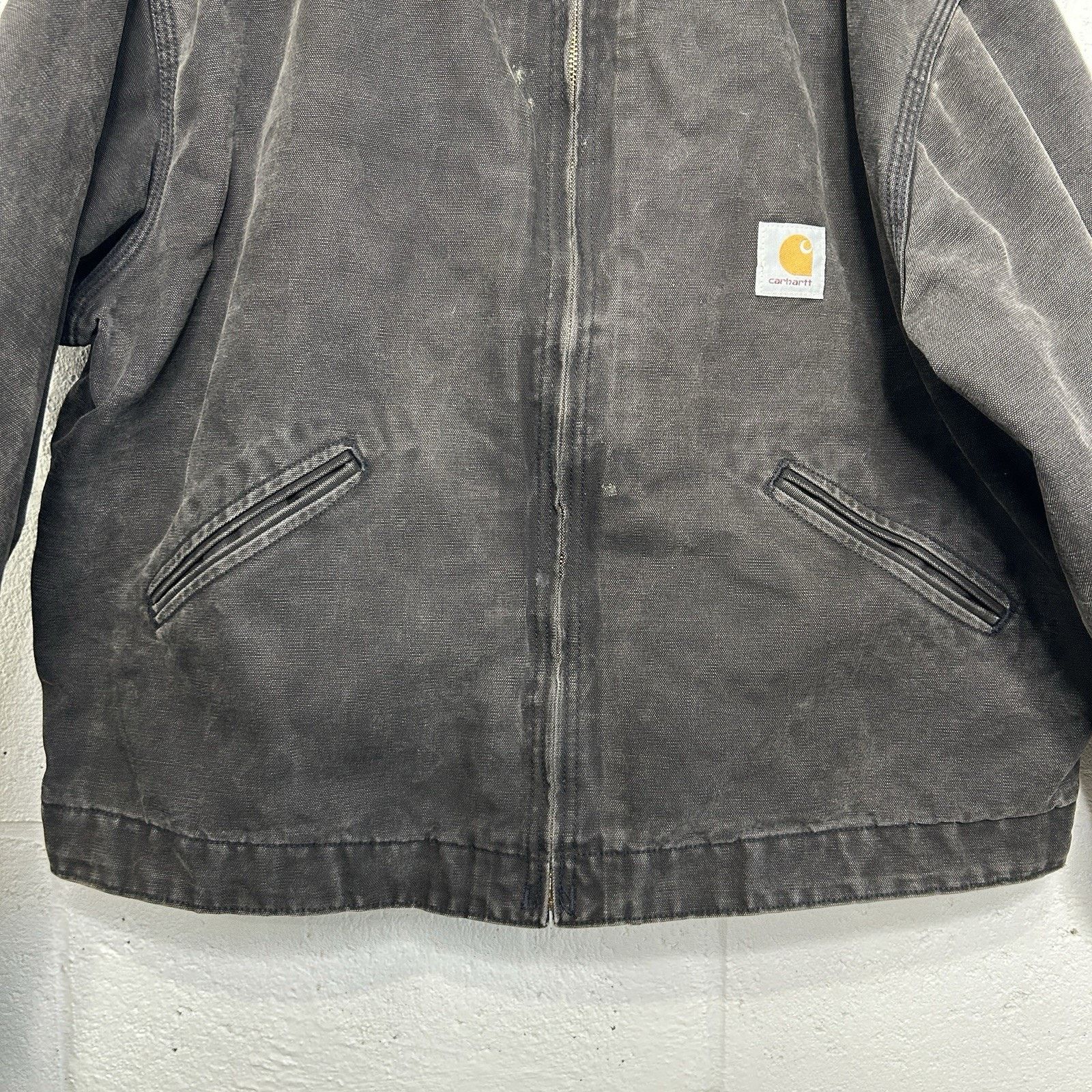 Carhartt Vintage Carhartt Quilted Detroit Jacket “Black” J80 BLK Size US XL / EU 56 / 4 - 4 Thumbnail