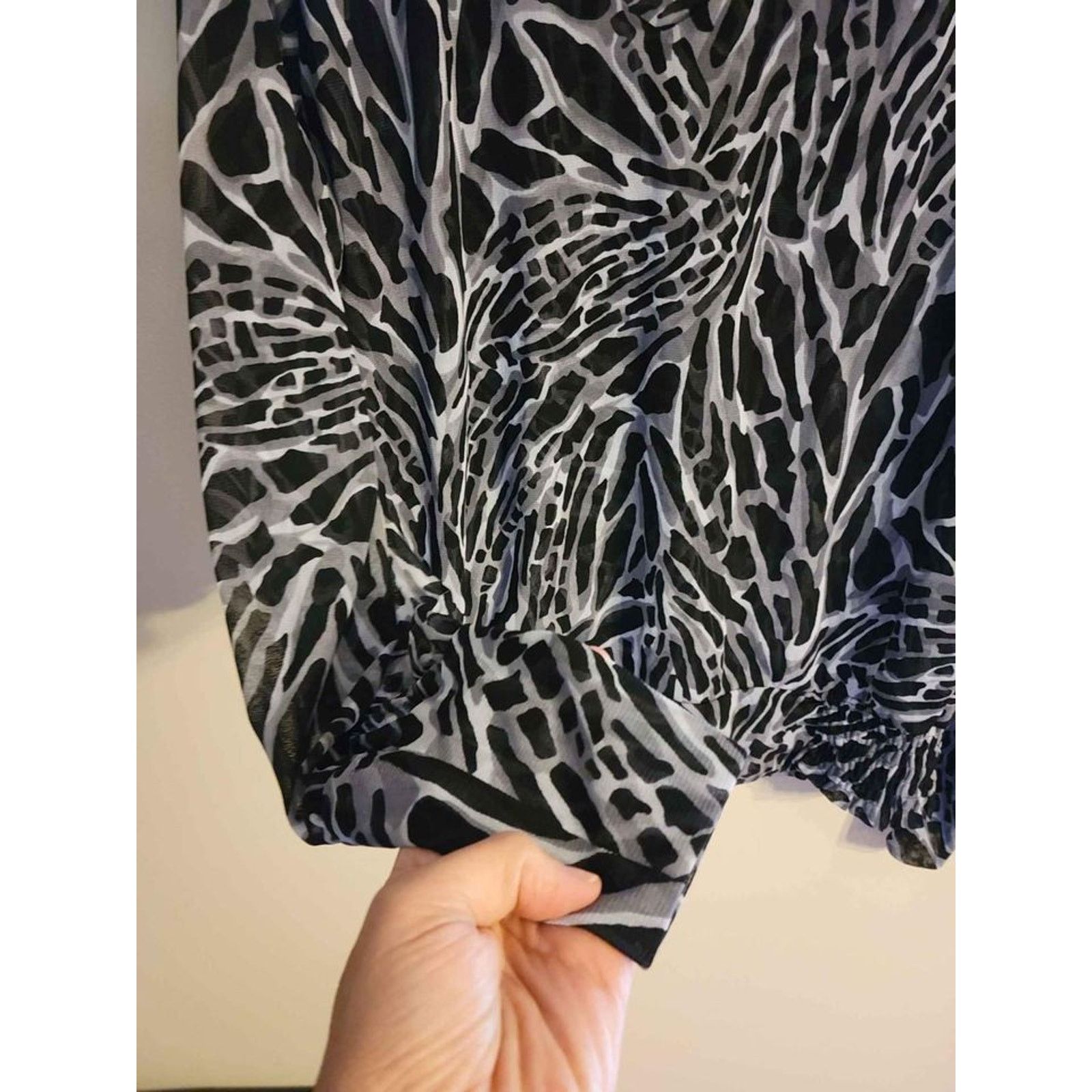 Unknown London Marc Bouwer Black/Gray Long Sleeve L Size L / US 10 / IT 46 - 4 Thumbnail