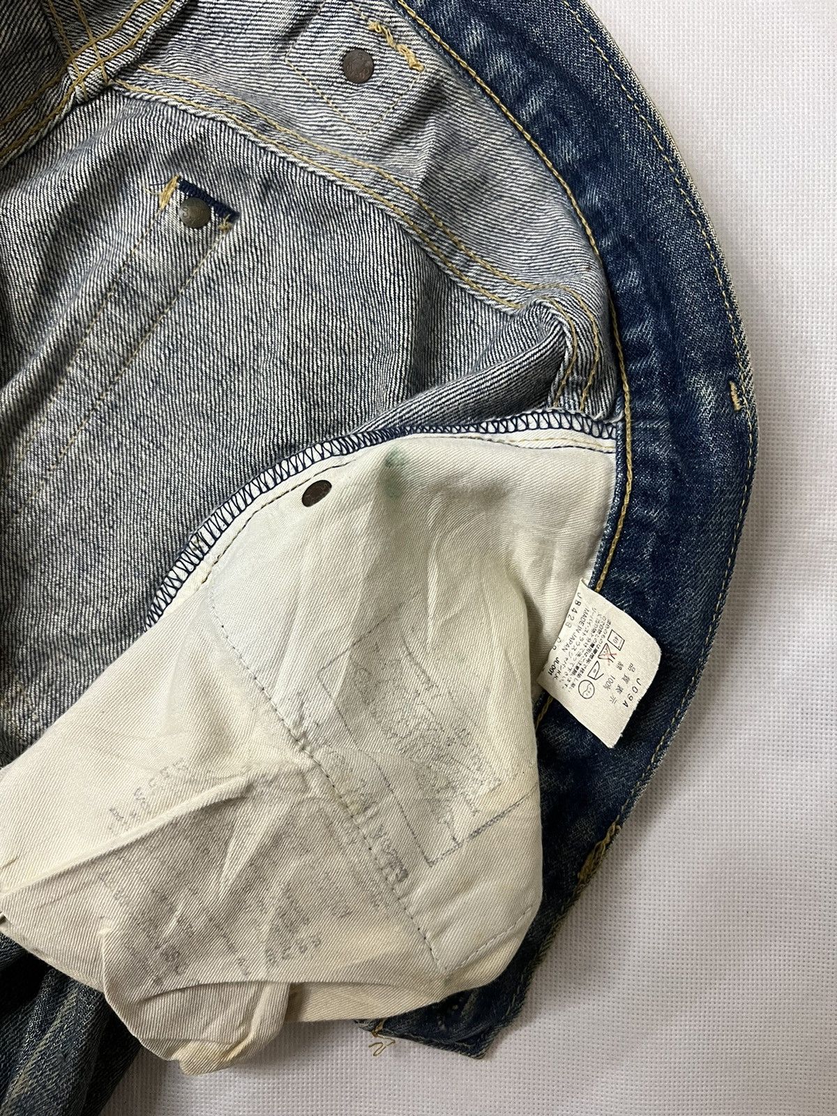 Levi's Vintage 80's Levis 702 "E" Buckle Back Selvedge Denim Size US 33 - 15 Thumbnail