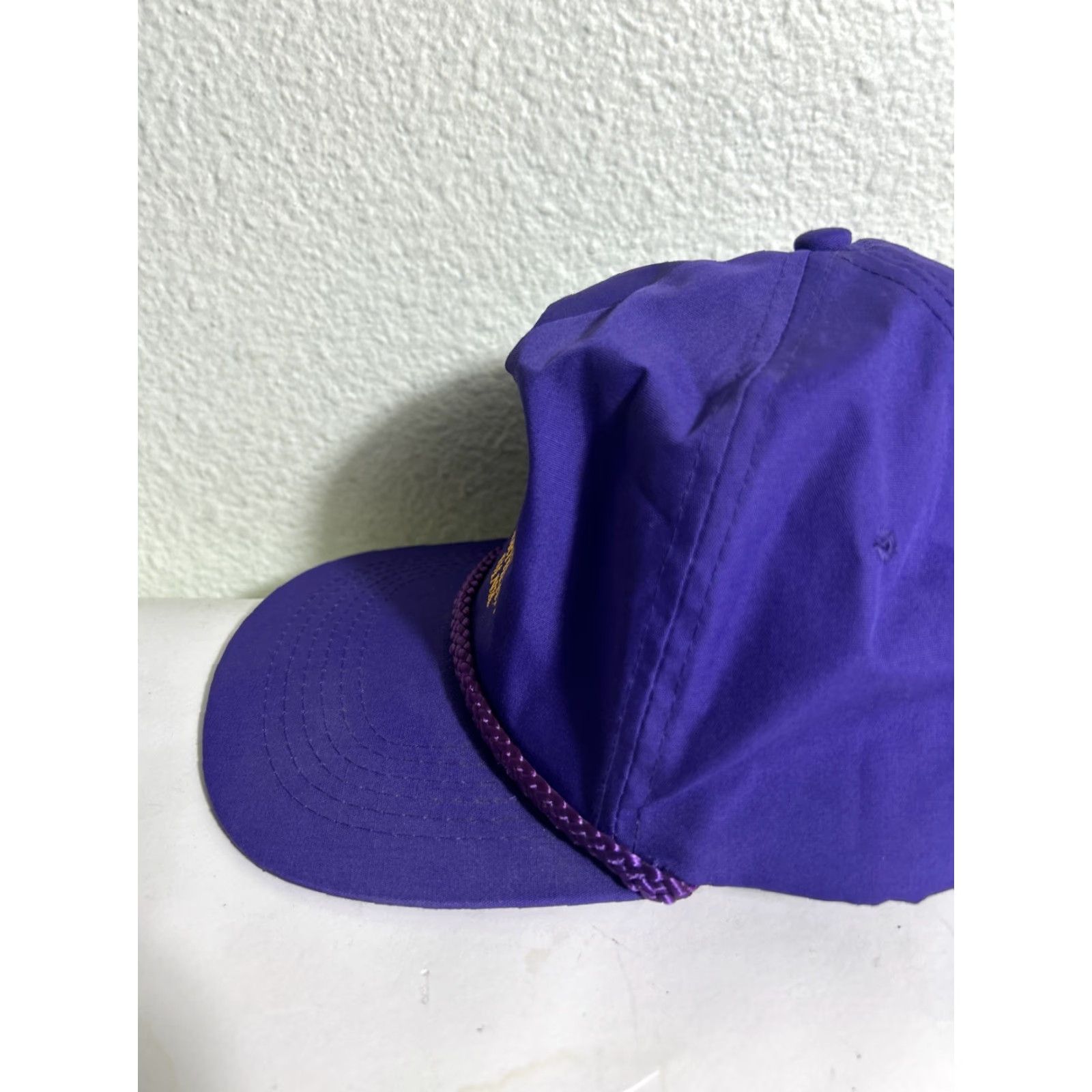 Vintage VINTAGE SnapBack Hat Purple Adjustable KC Collections Men One Size Adults Purple Snapback Adjustable Hat Size ONE SIZE - 7 Thumbnail