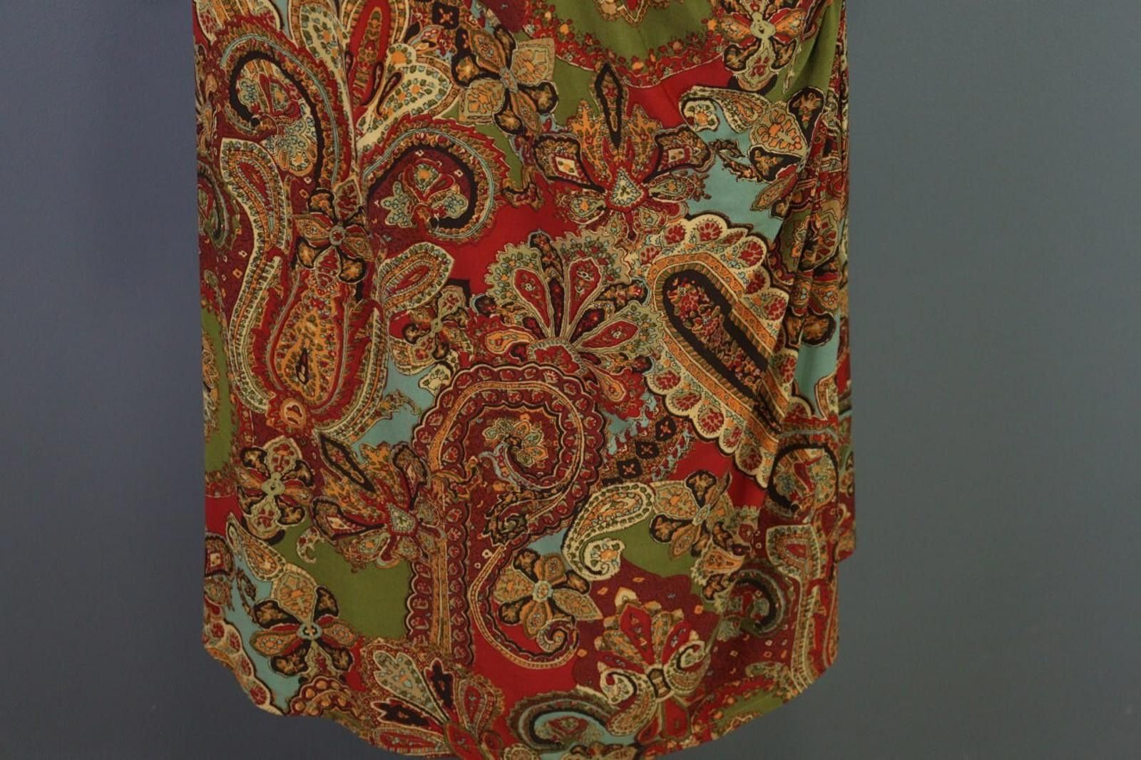 Polo Ralph Lauren Launre Ralph Lauren Multiclor A-Line Long Dress SZ 1X Size XL / US 12-14 / IT 48-50 - 3 Thumbnail