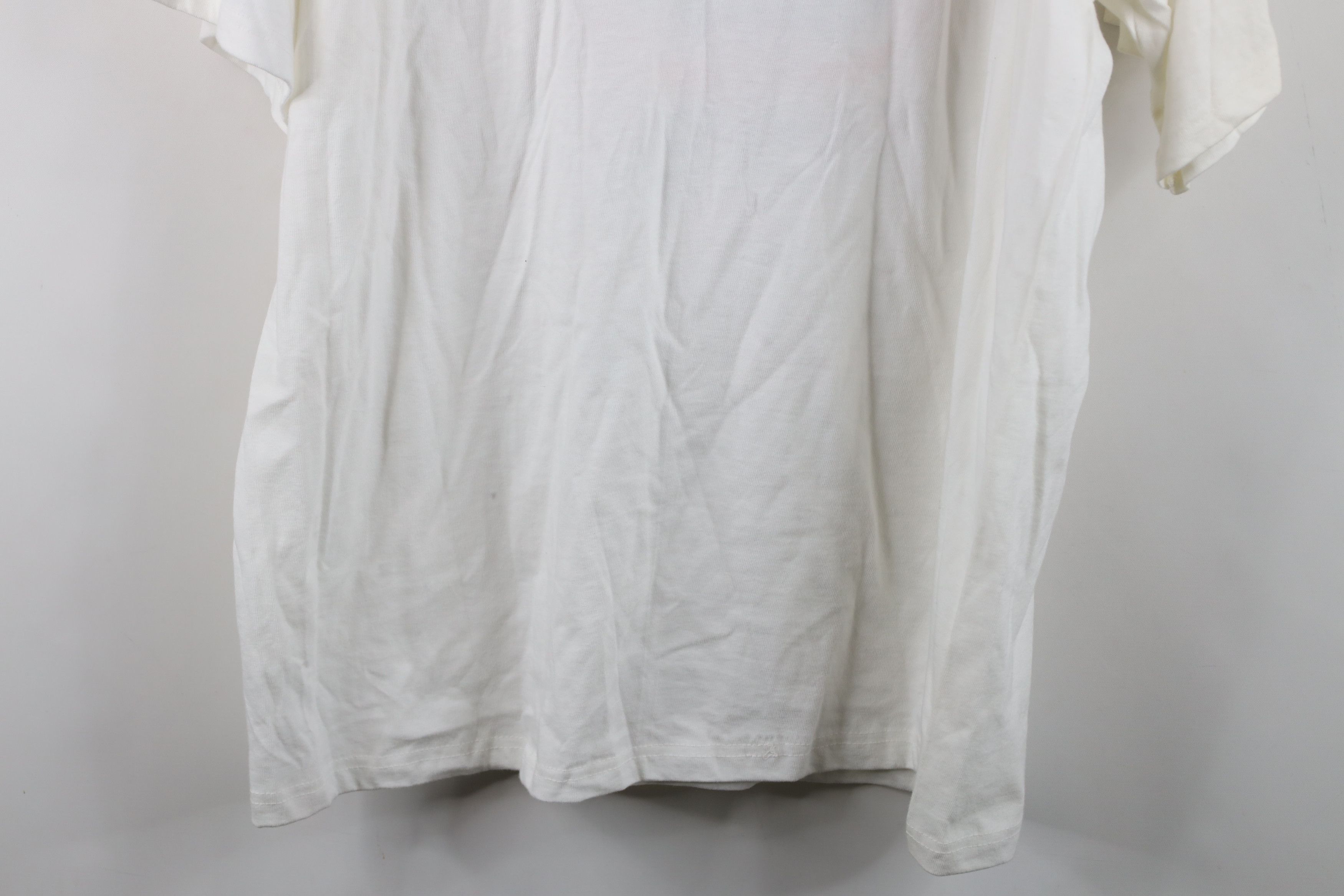 Vintage Deadstock Vintage 90s Kangol Short Sleeve T-Shirt White Size US L / EU 52-54 / 3 - 14 Thumbnail