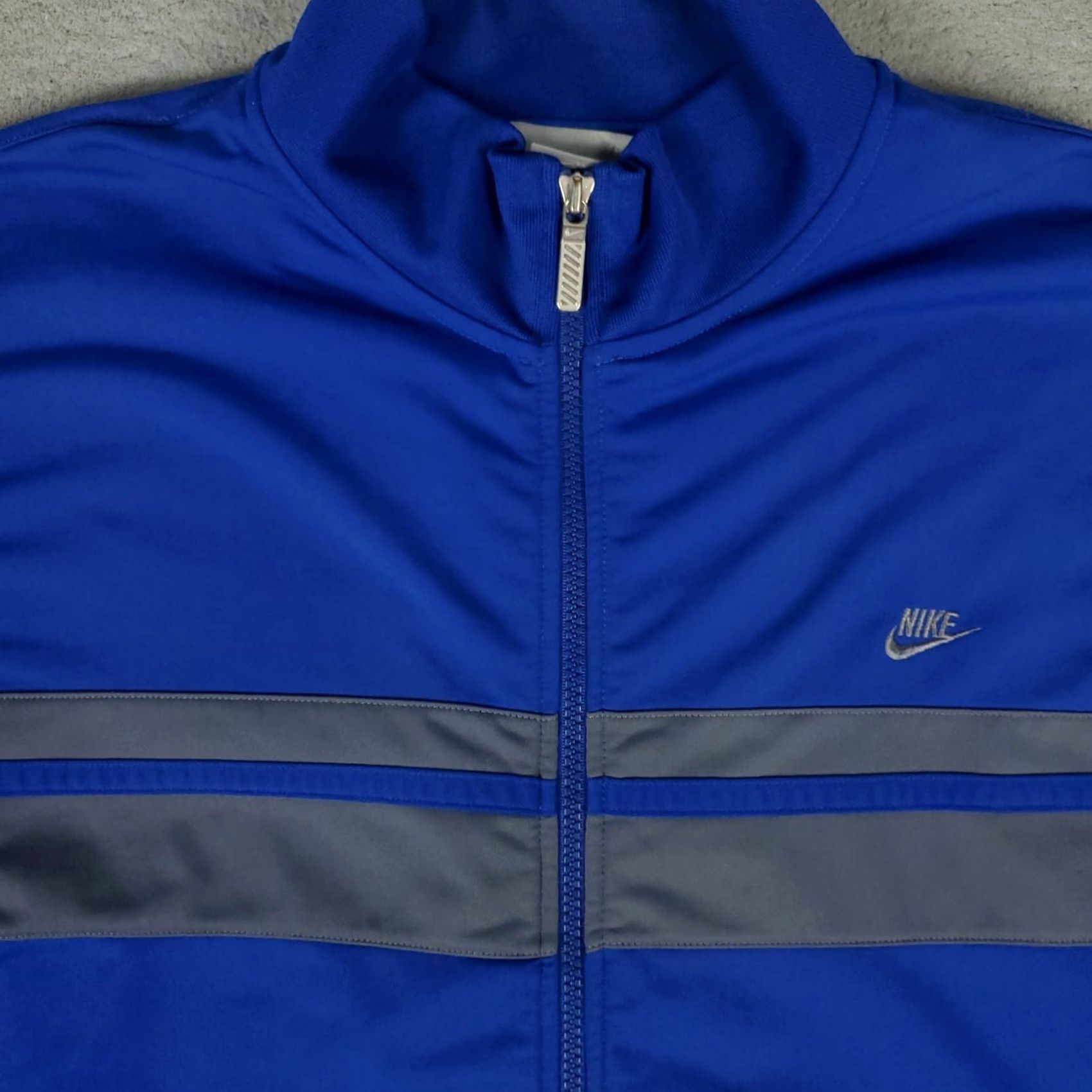 Nike Nike Jacket Mens XL Blue Vintage Full Zip Track Jacket Regular Fit Sportswear Men’s Size US XL / EU 56 / 4 - 2 Thumbnail