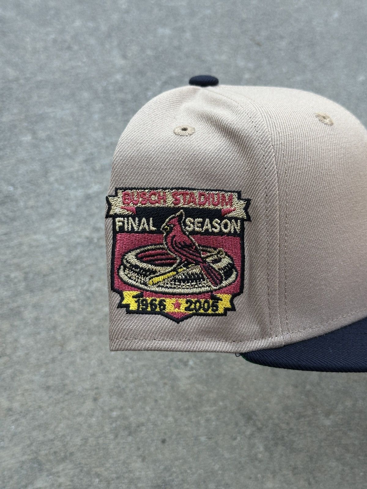 MLB × New Era St. Louis Cardinals Two Tone Fitted Hat 7 1/4 95 North STL Size ONE SIZE - 2 Thumbnail