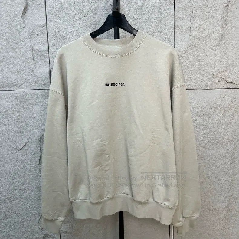 Balenciaga Balenciaga Front and Back Embroidered Logo Crewneck Sweate Size US S / EU 44-46 / 1 - 1 Thumbnail