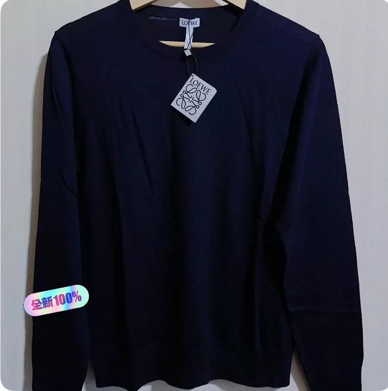 Other LOEWE Blue and black round neck sweater Size M / US 6-8 / IT 42-44 - 1 Thumbnail