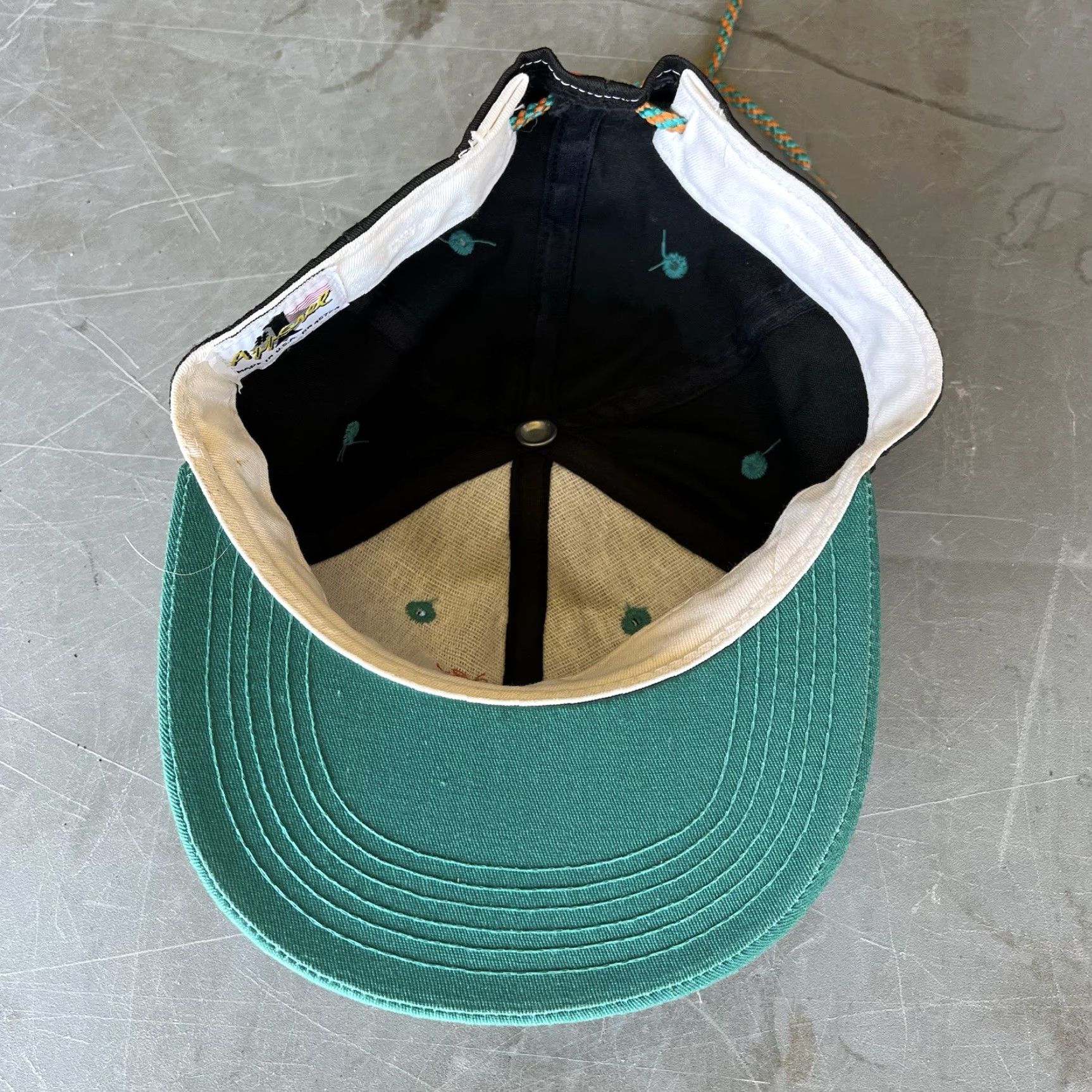 Vintage VINTAGE 90s #1 Apparel Miami Dolphins Adjustable Rope Hat Black One Size Mens Size ONE SIZE - 4 Thumbnail