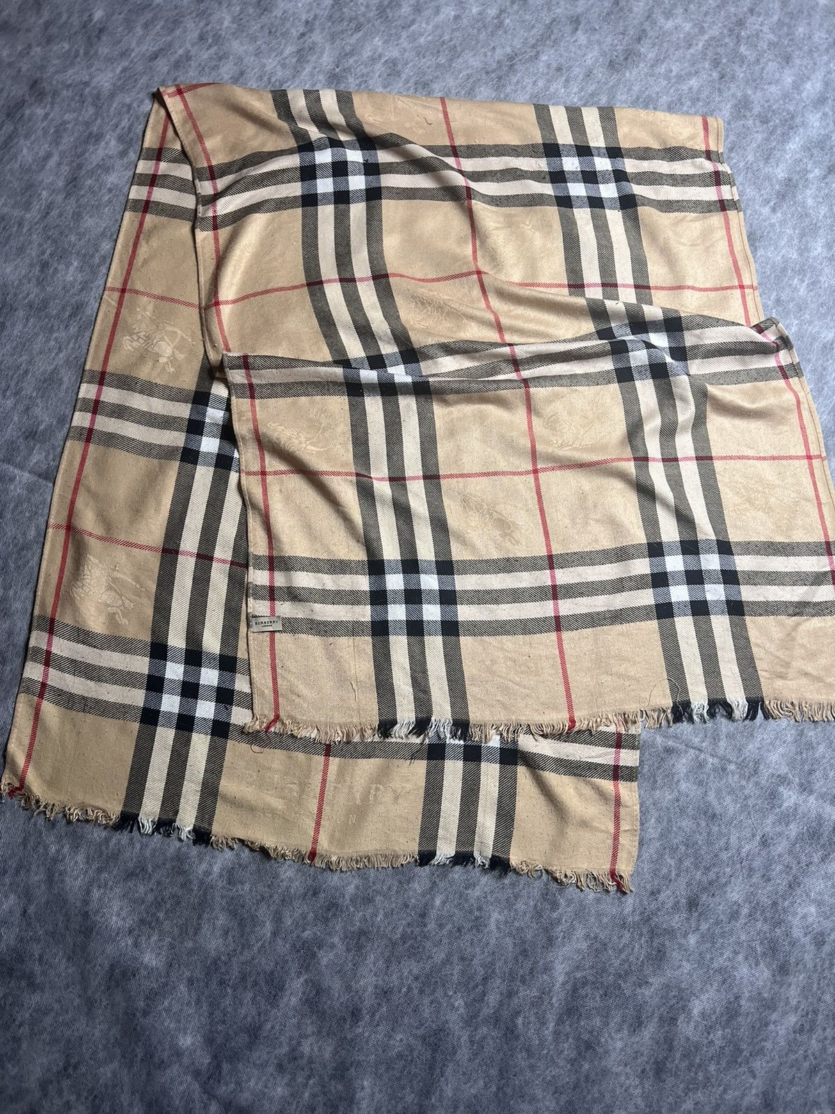 Vintage monogram Burberry scarf