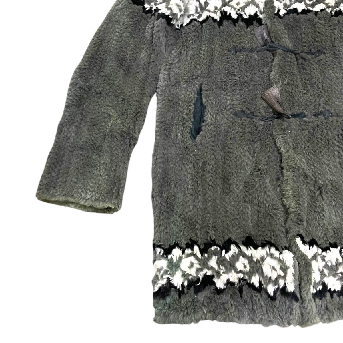 Isamu Katayama Backlash 💰BINDING💰 ISAMU KATAYAMA BACKLASH FUR RABBIT DUFFLE JACKET Size US L / EU 52-54 / 3 - 4 Thumbnail
