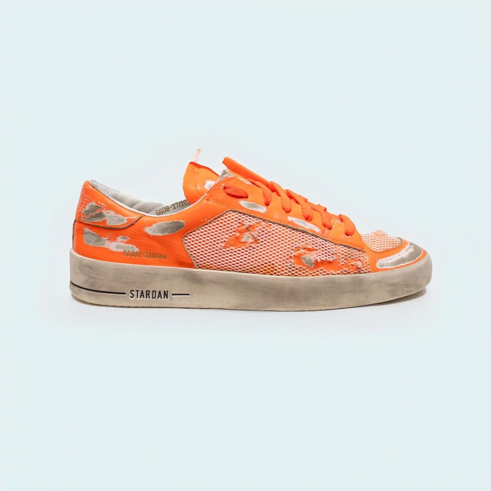 Golden Goose o1bcso1str0126 Stardan Leather Sneaker in Orange Size US 8 / EU 41 - 2 Thumbnail