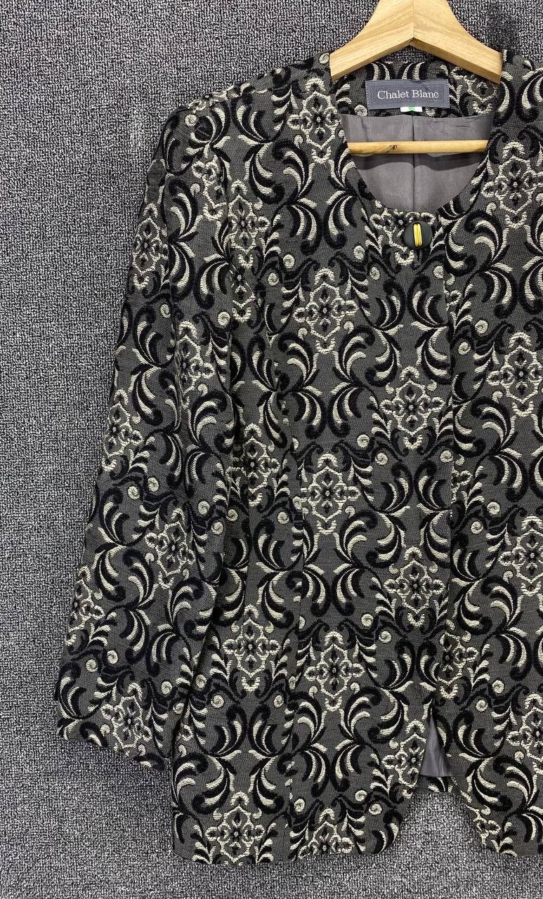 Japanese Brand Vintage Chalet Blanc Coat Cardigan Jacket Size S / US 4 / IT 40 - 3 Thumbnail