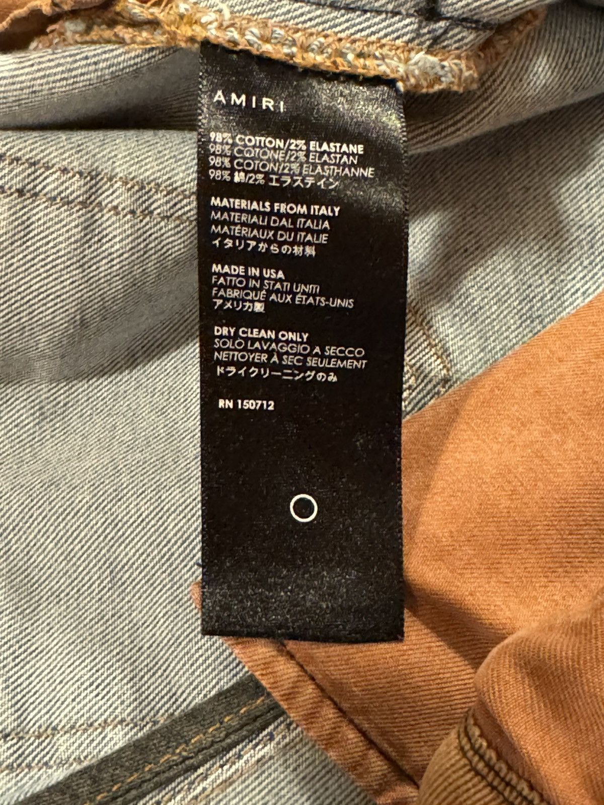 Amiri AMIRI Bandana Art Patch Skinny Denim Jeans Rosebowl Size 34 Size US 34 / EU 50 - 8 Thumbnail