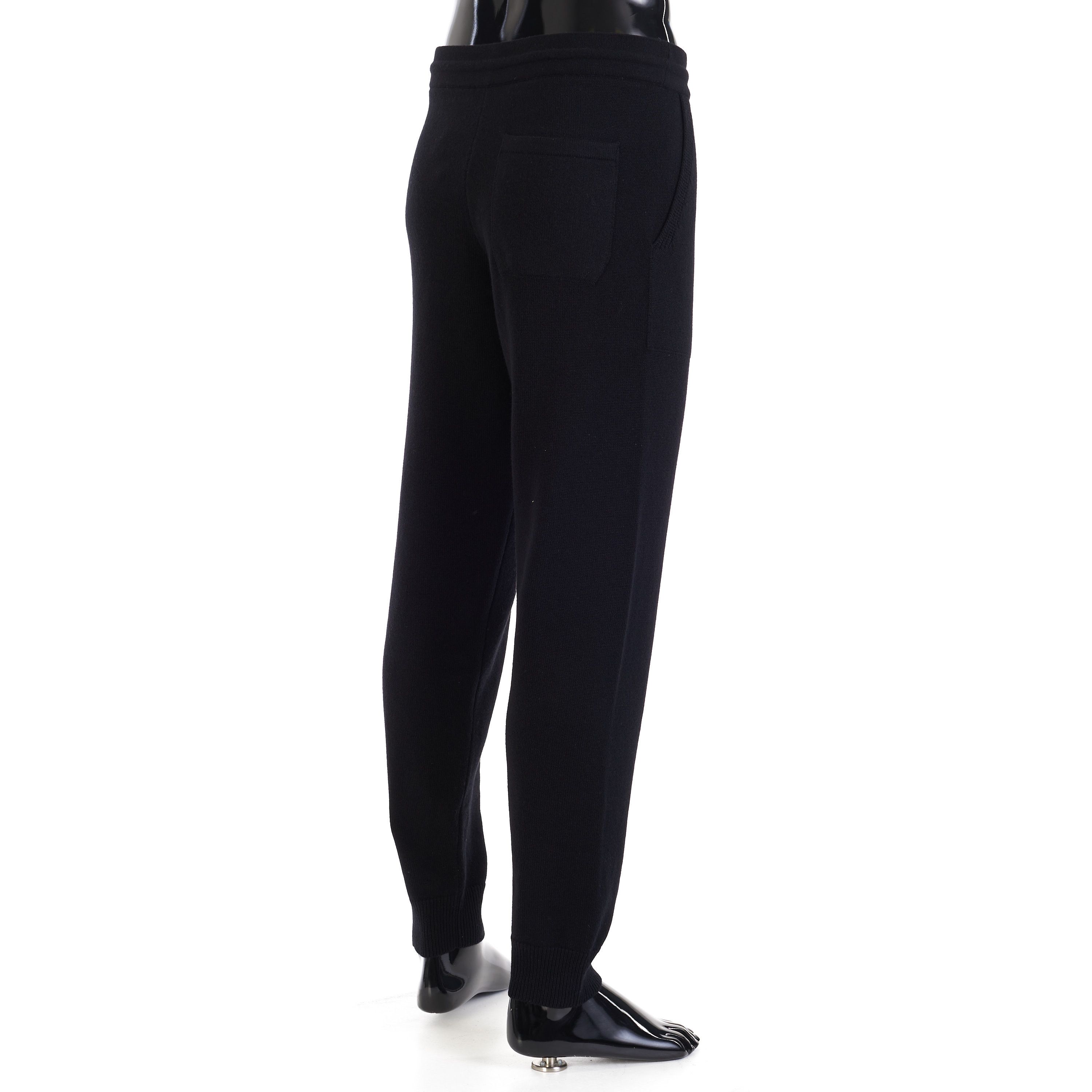 Brioni Black Jogger Pants - Cashmere, Relax Fit, Lounge Size US 34 / EU 50 - 6 Thumbnail
